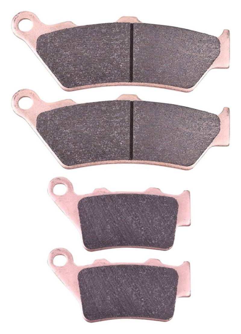 Bremsbeläge Motorrad Für Indian Für Scout Bobber Sixty Für Scout Bobber Sixty 2021 Vorne Hinten Bremsbeläge Disc Motorrad Teile Bremsbeläge(1set Copper Based) von WTPWVBPMF