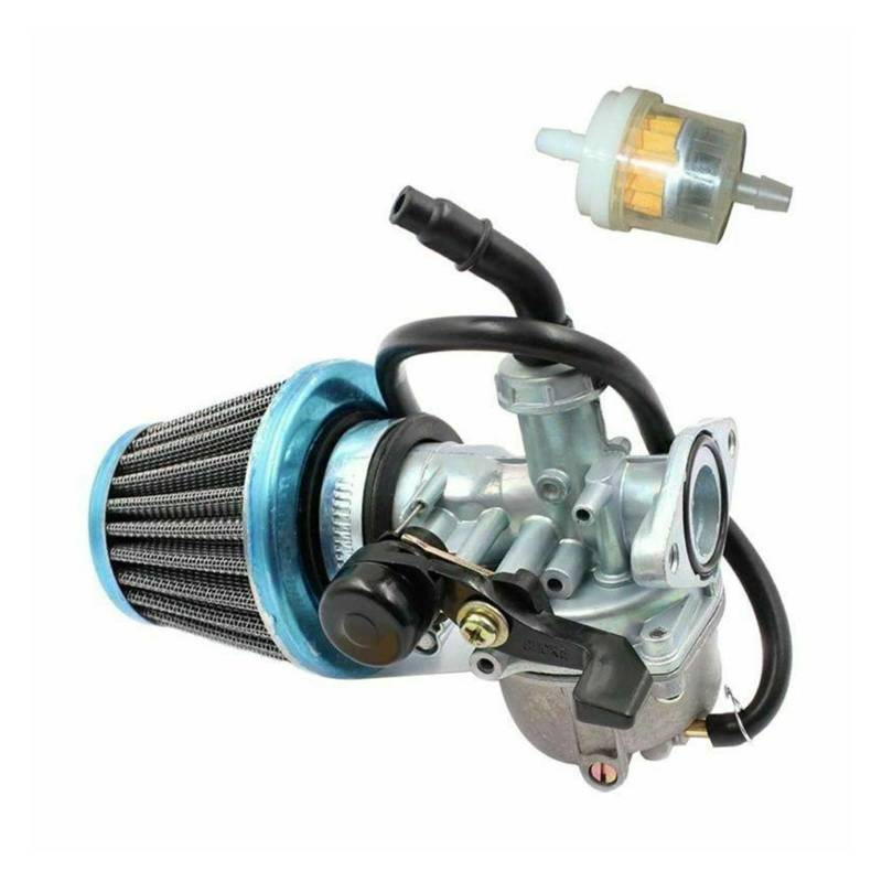 Für 50cc 70cc 80cc 90cc 110cc 125cc ATV Scooter FÜR ATV PZ19 Lever Choke Vergaser mit Kraftstofffilter und 35mm Luftfilter Motorrad Vergaser von WTPWVBPMF