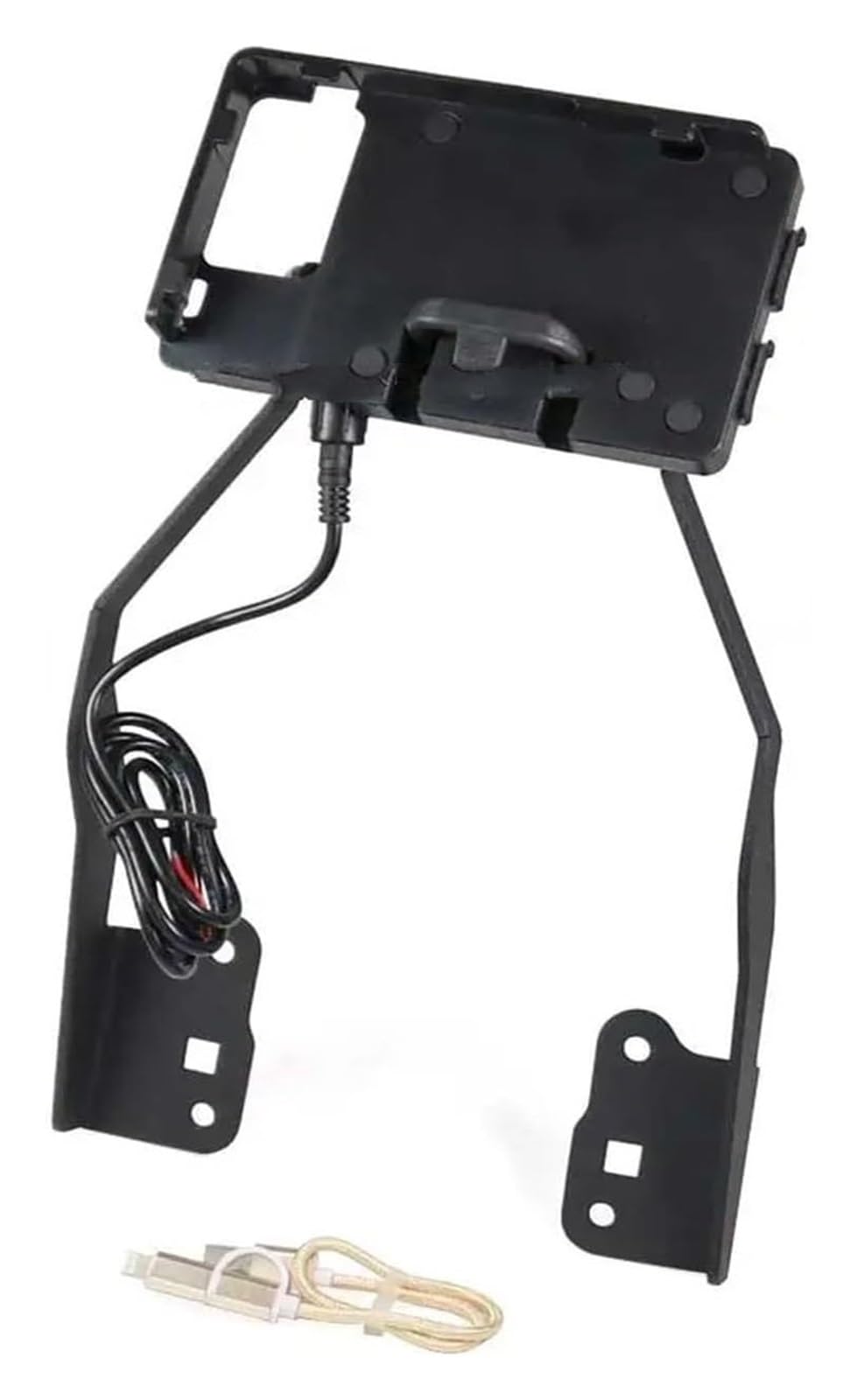 Für B&MW F850GS F 850 ​​GS F750GS F 750 GS ABS 2018-2023 GPS Positionierung Navigation Halterung Motorrad Windschutzscheibe Verkleidung Oberen Stand Navigationshalterung Motorrad(USB Charging kit) von WTPWVBPMF