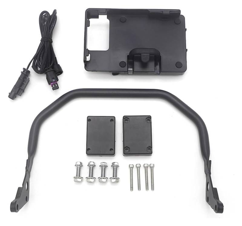 Für B&MW Für R1200GS Für R1250GS LC 2013-2020 Motorrad Drahtlose Lade GPS Handy Halter Stehen Navigation Halterung Navigationshalterung Motorrad(Wireless Lossles Set) von WTPWVBPMF