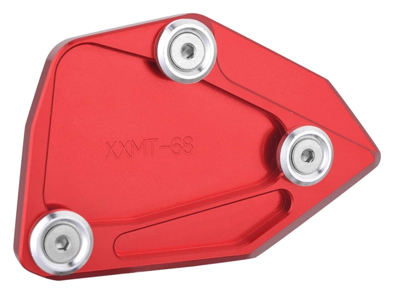 Für C600 Für Sport C650GT C 650 GT 2012-2015 Motorradzubehör CNC Kickstand Seitenständer Verlängerung Fußpolster Stützplatte Motorrad-Seitenständer-Plattenpolster(rot) von WTPWVBPMF