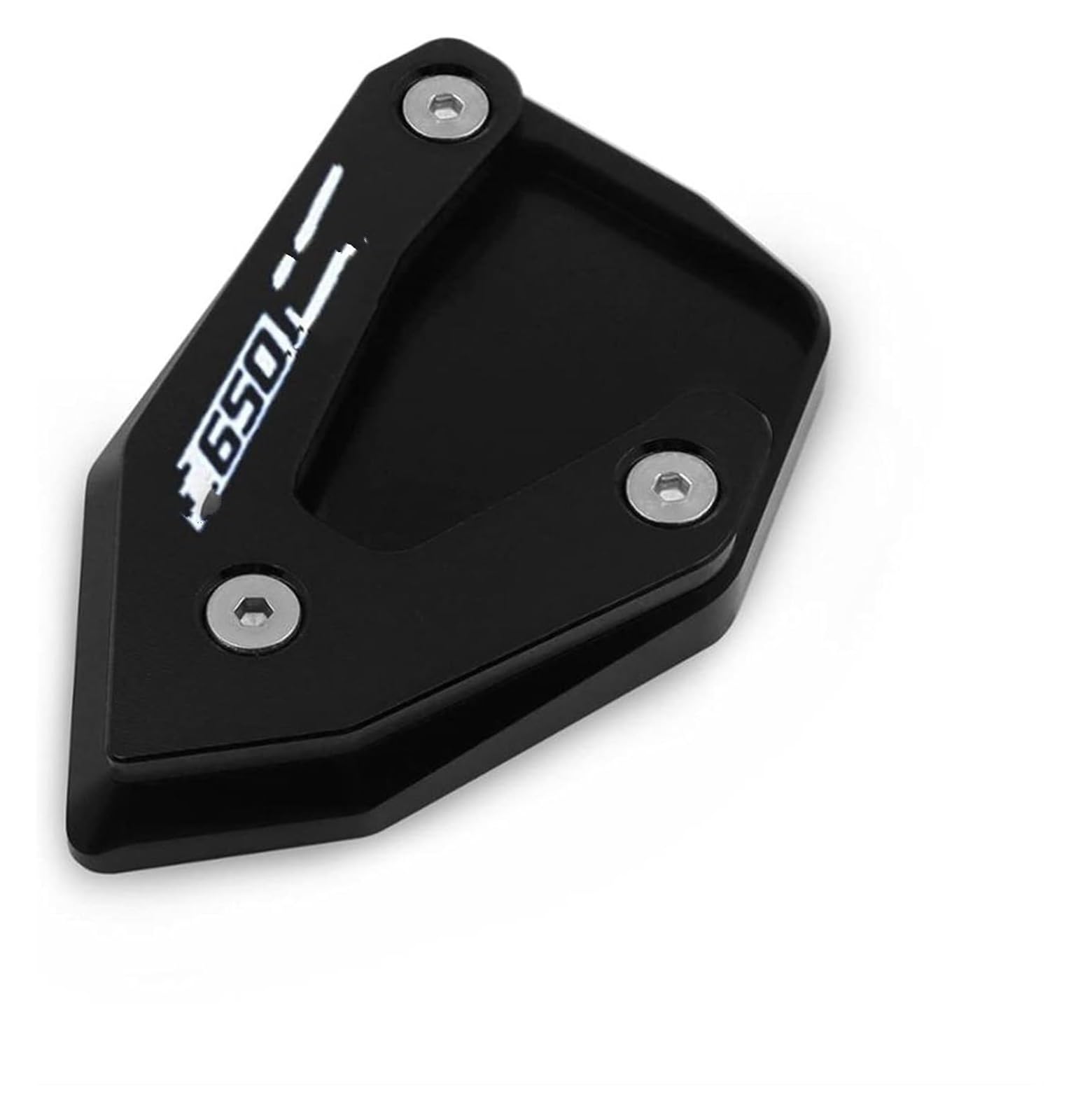 Für C600 Für Sport C650GT C 650 GT 2012-2020 Motorrad Kickstand Fuß Seitenständer Verlängerungspolster Stützplatte Motorrad-Seitenständer-Plattenpolster(Schwarz) von WTPWVBPMF