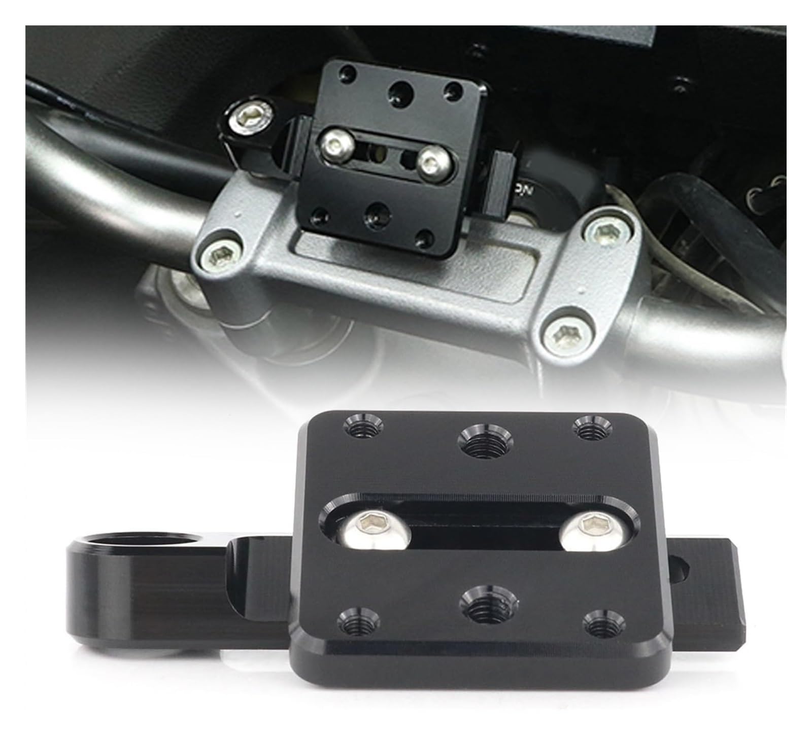 Für T&riumph Für Tiger 1050/ich 2000-2012 Motorrad GPS Lenker Clamp Navigation Halterung Navigationshalterung Motorrad(Type 2) von WTPWVBPMF