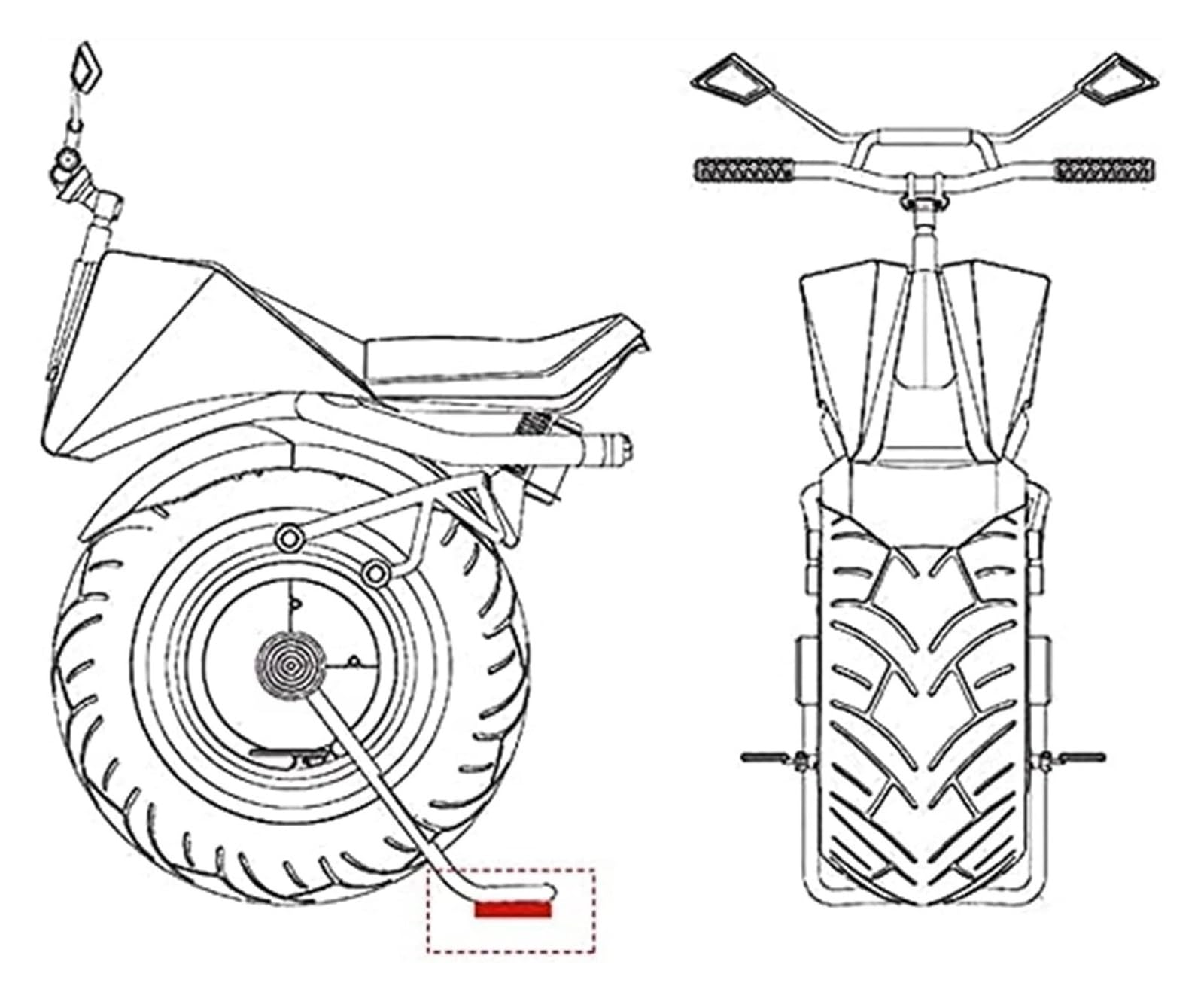 Für VES&pa Gts GTV 300 HPE 2019-2021 Motorrad Ständer Fuß Seitenständer Vergrößern Verlängerungspolster Stützplatte Zubehör Motorrad-Seitenständer-Plattenpolster(Gold) von WTPWVBPMF