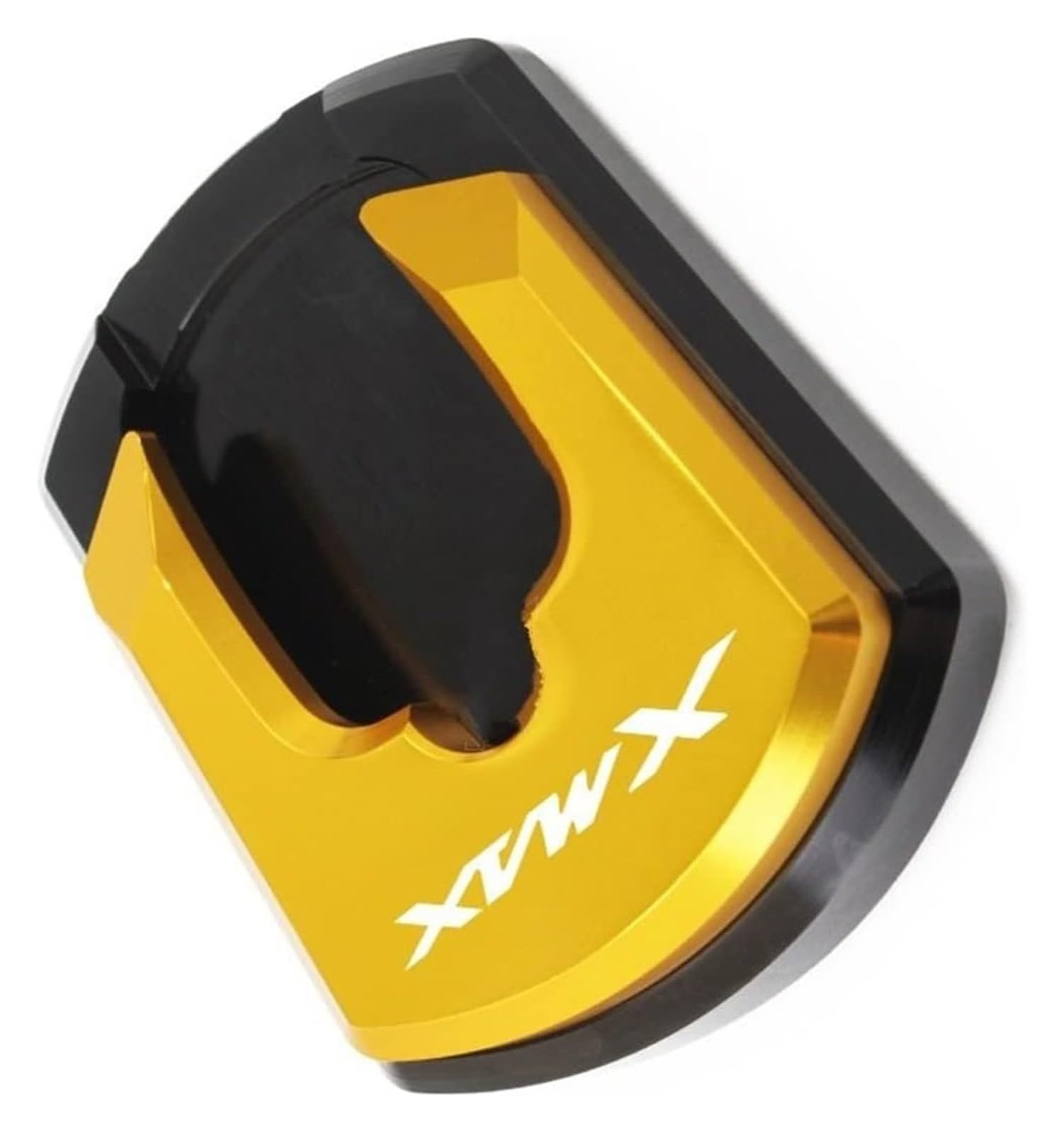 Für Y&amaha X Max Xmax X-MAX 300 2017 2018 CNC-Seitenständerständerverlängerung Vergrößern Sie Die Platte Motorradzubehör Motorrad-Seitenständer-Plattenpolster(Gold) von WTPWVBPMF