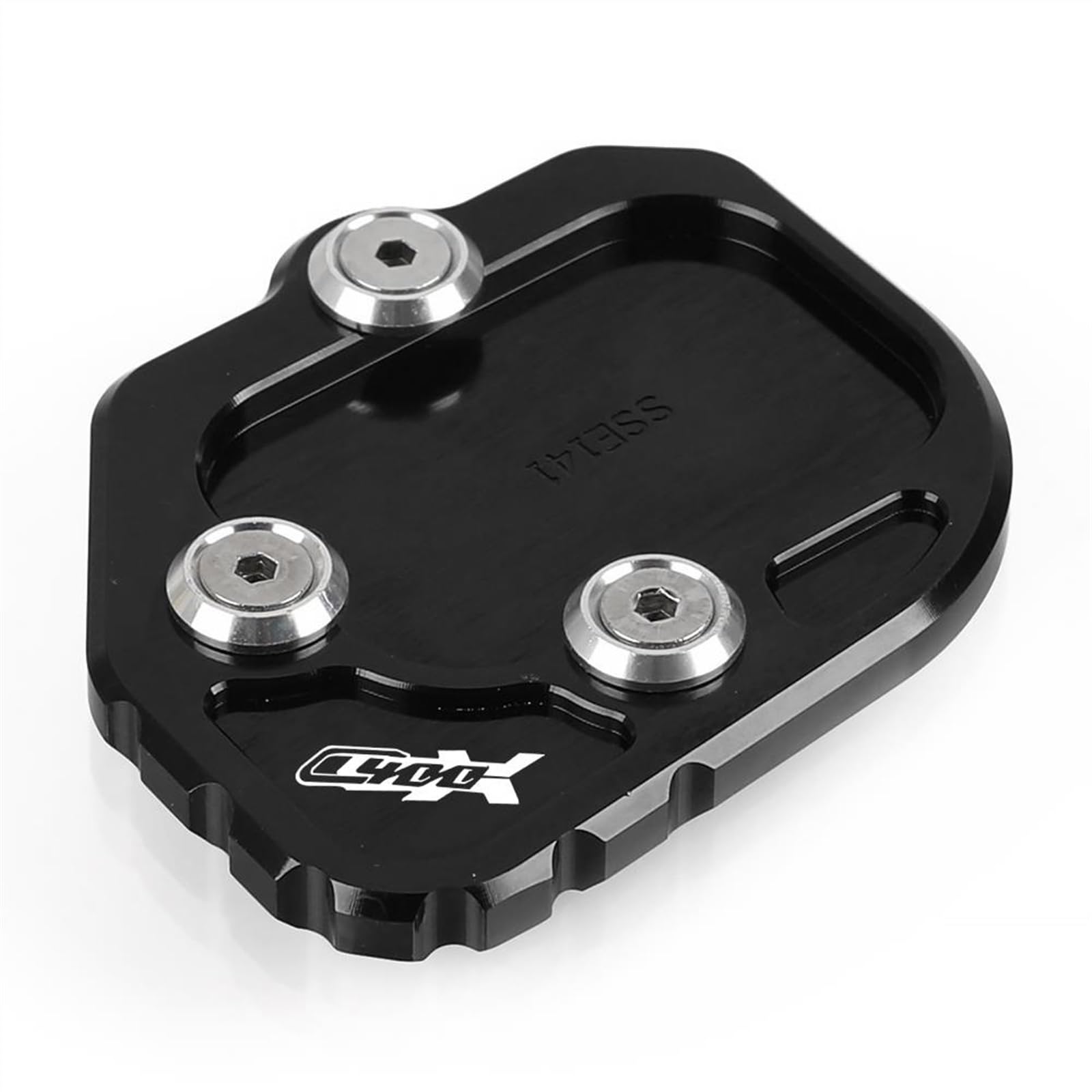 Motorrad Fußseitenständer Vergrößern Kickstand Extension Pad Regal Für B-MW Für C400X Für C400GT 2018 2019 2020 2021 Motorrad-Seitenständer-Plattenpolster(H) von WTPWVBPMF