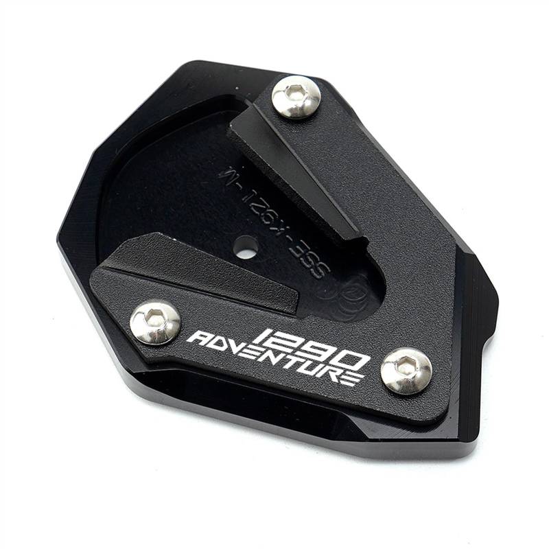 Motorrad Kickstand Fuß Pad Seite Stehen Verlängerung Für 1290 Für SUPER Adventure S 1290 SAS 2021 2022 2023 Motorrad-Seitenständer-Plattenpolster(2,A) von WTPWVBPMF