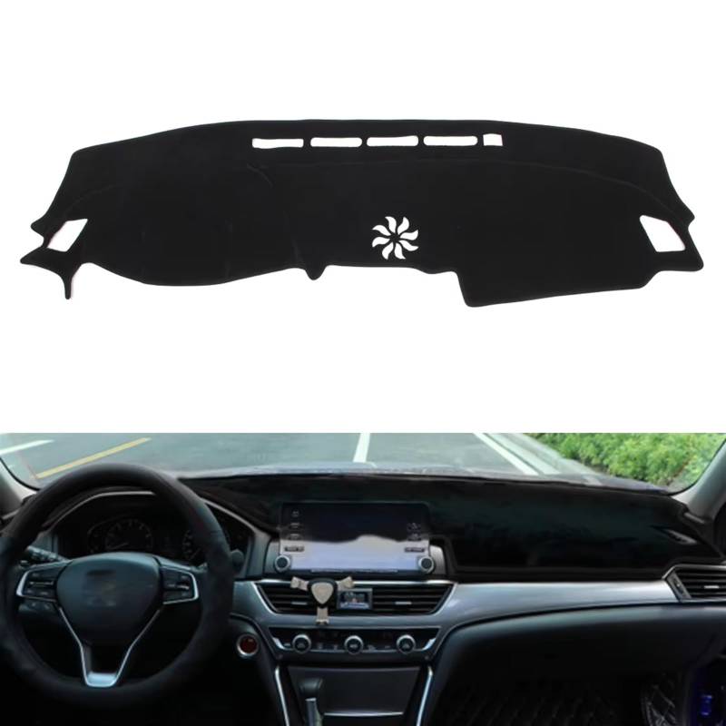 Armaturenbrett Matte Teppich Für Accord 10th 2018-2019 LHD Dash Mat Dashboard Cover Dashmat Autozubehör Shade Board Pad von WTXXGQ