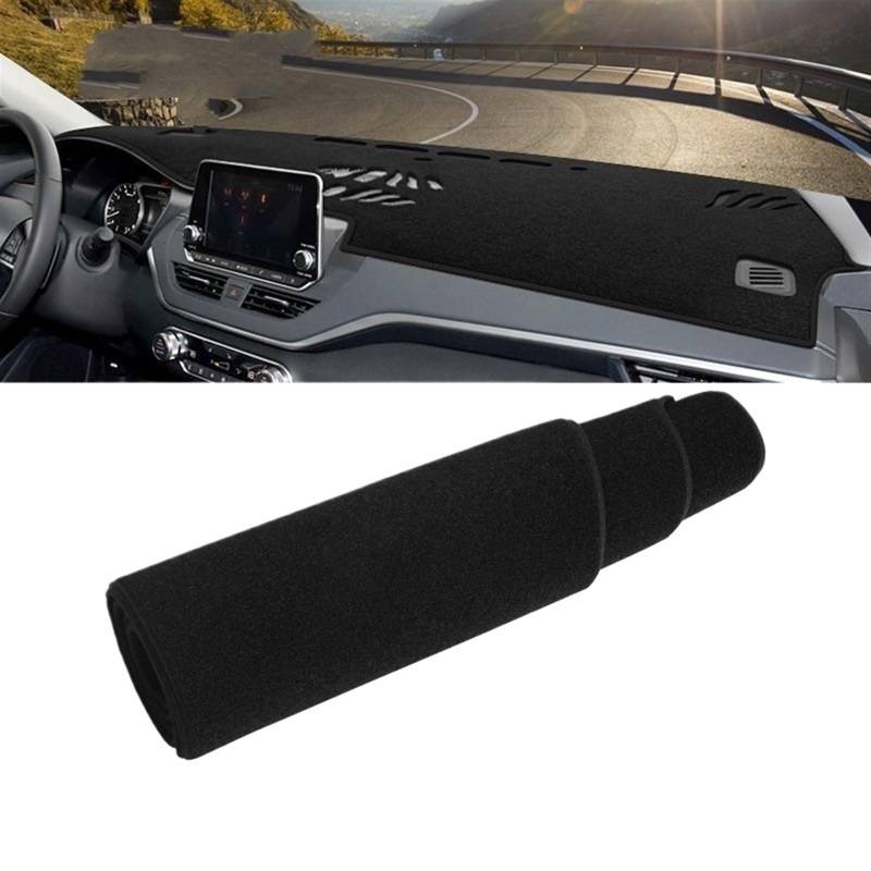 Armaturenbrett Matte Teppich Für Nissan Für Altima L34 2019 2020 2021 2022 2023 Auto-Armaturenbrett-Abdeckung Sonnenschutz Vermeiden Lichtmatte rutschfeste Unterlage Schutz Shade Board Pad(A with HUD von WTXXGQ