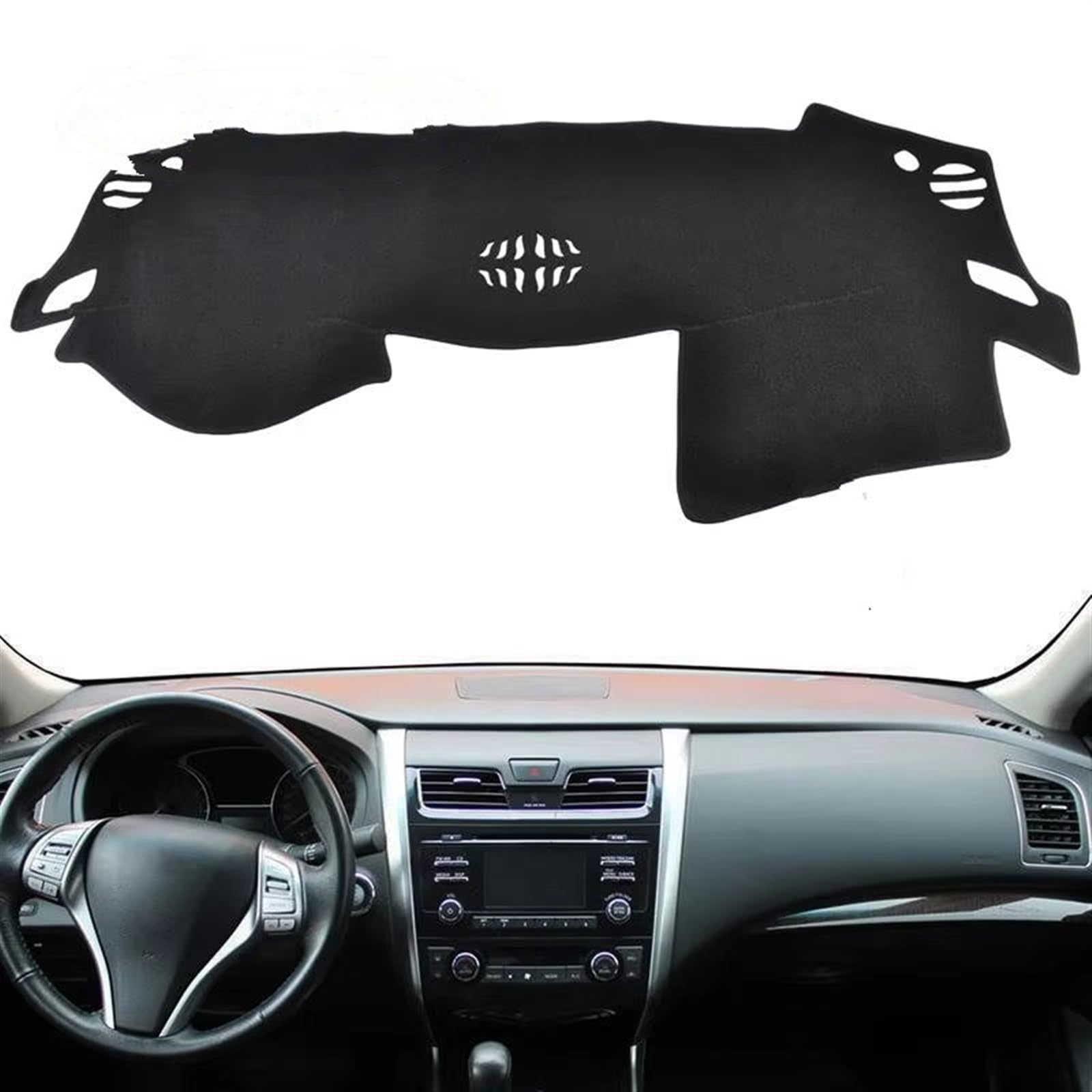 Armaturenbrett Matte Teppich Für Nissan Für Teana L33 Altima 2013-2018 Sonnenschutz Matte Non-Slip Dashmat Abdeckung LHD Auto Dashboard-Dash Pad Shade Board Pad von WTXXGQ