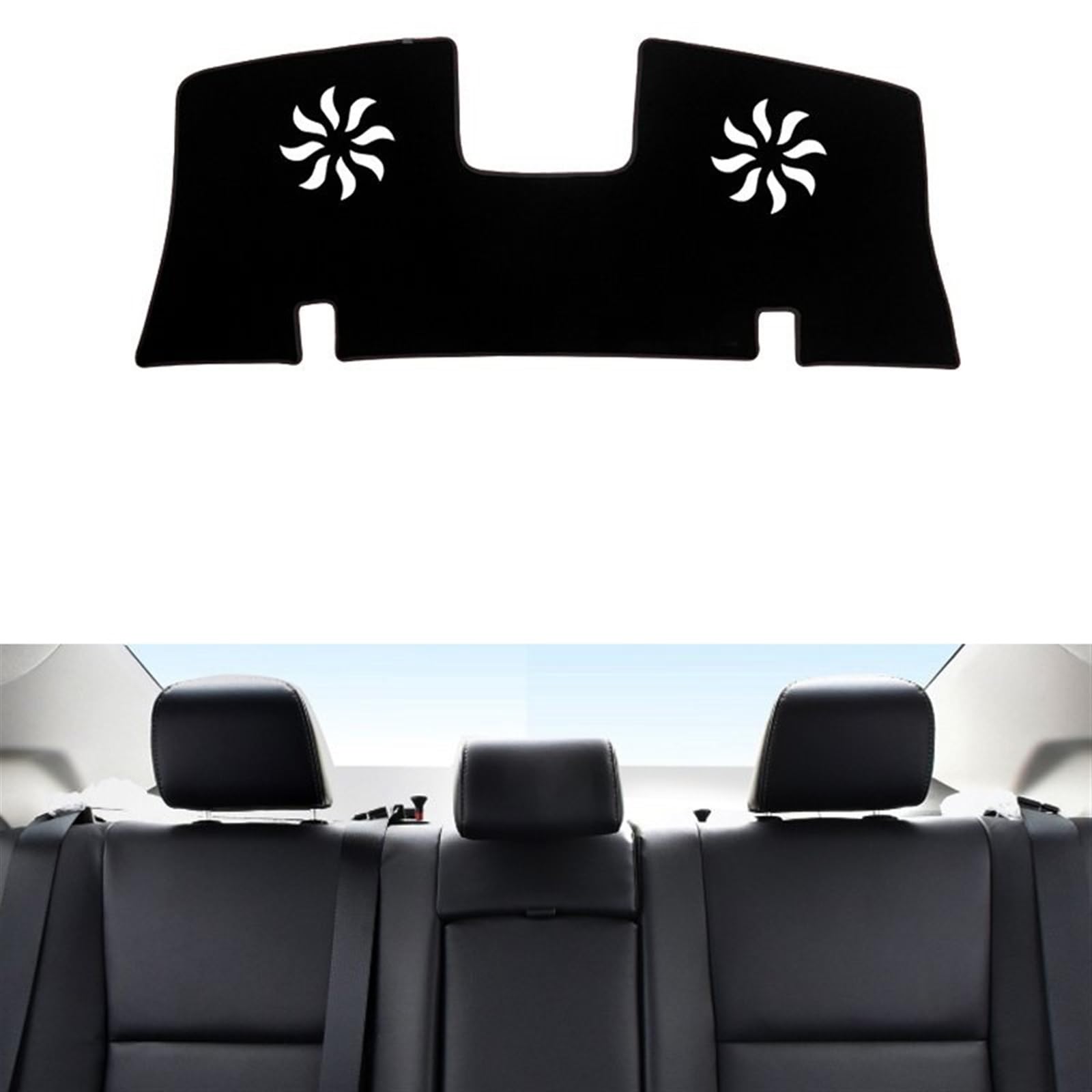 Armaturenbrett Matte Teppich Für Toyota Für Corolla E180 2014 2015 2016 2017 2018 Auto Dashboard Vermeiden Licht Pad Instrument Plattform Abdeckung Teppiche Shade Board Pad(After Black Side) von WTXXGQ