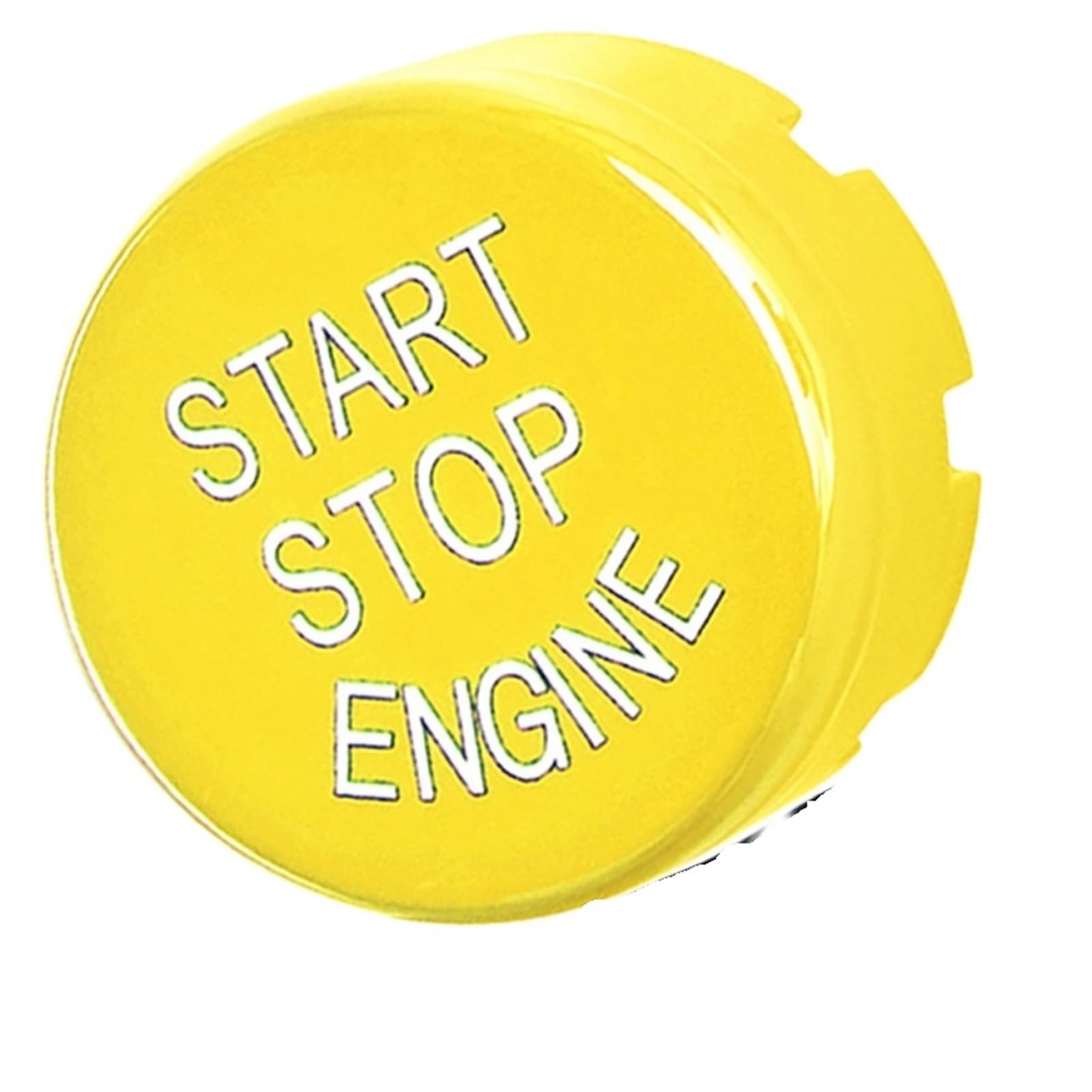 Auto Dekorative Innenbereich Zubehör Für 1 2 3 4 5 6 7 Serie X3 X4 X5 X6 F20 F30 F10 F01 F02 F15 F16 G30 G32 Auto Motor Start Stop Schalter Taste Abdeckung Ersetzen Innen(Yellow A) von WTXXGQ