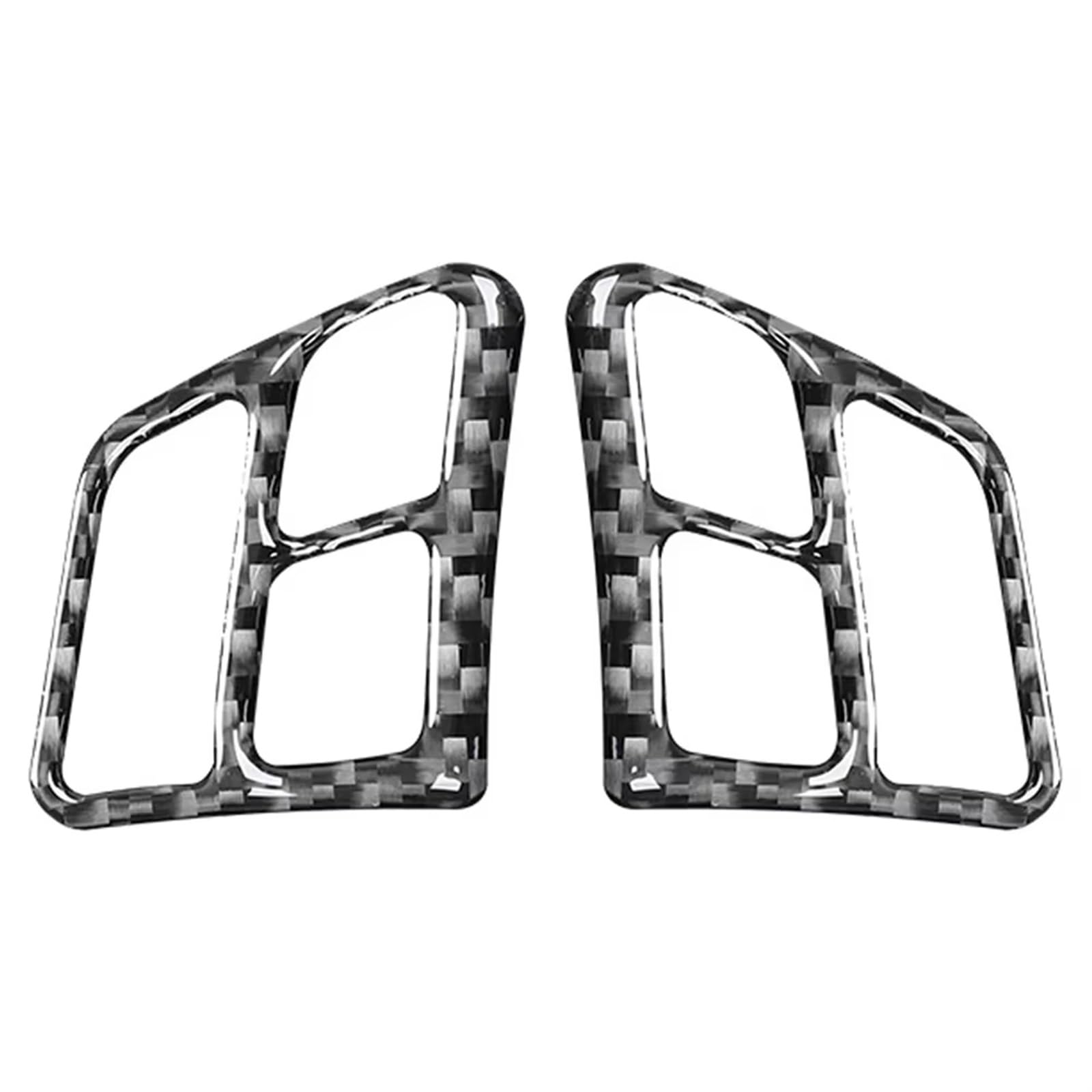 Auto Dekorative Innenbereich Zubehör Für 3 Serie E90 2005 2006 2007 2008 2009 2010 2011 2012 Carbon Faser Auto Lenkrad Tasten Abdeckung Trim Abdeckung 2PCS Innen von WTXXGQ