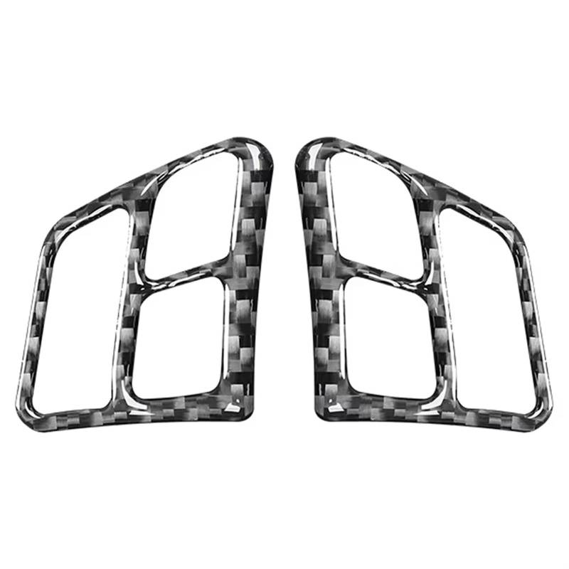 Auto Dekorative Innenbereich Zubehör Für 3 Serie E90 2005 2006 2007 2008 2009 2010 2011 2012 Carbon Faser Auto Lenkrad Tasten Abdeckung Trim Abdeckung 2PCS Innen von WTXXGQ