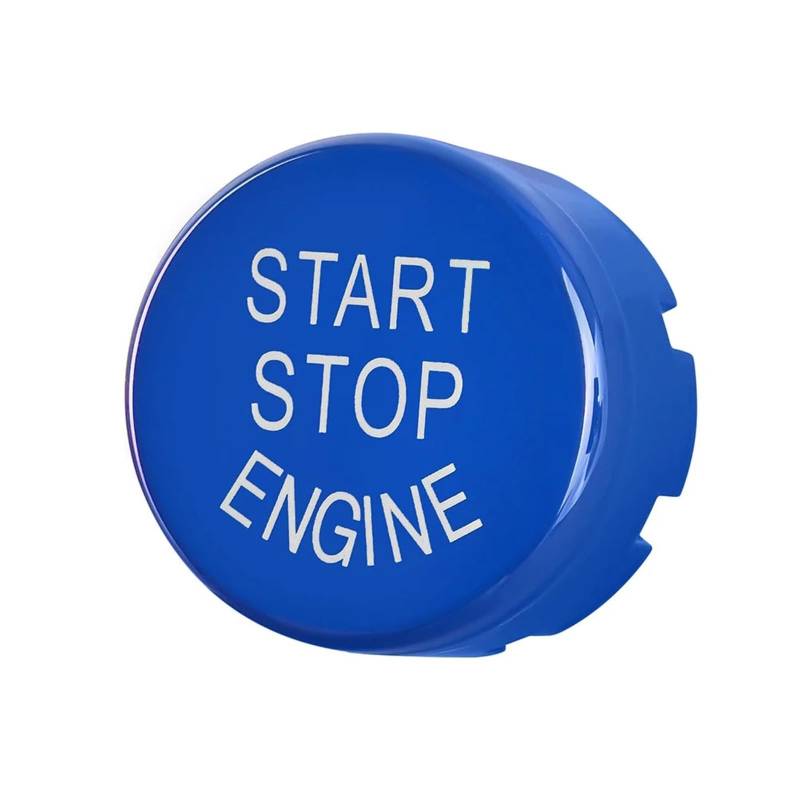 Auto Dekorative Innenbereich Zubehör Für 5 Series G30/ 6 Series GT G32/ X3 G01/ X4 G02 Auto Motor START-Taste Ersetzen Abdeckung STOP Schalter Schlüssel Dekor Zubehör Innen(Blue) von WTXXGQ