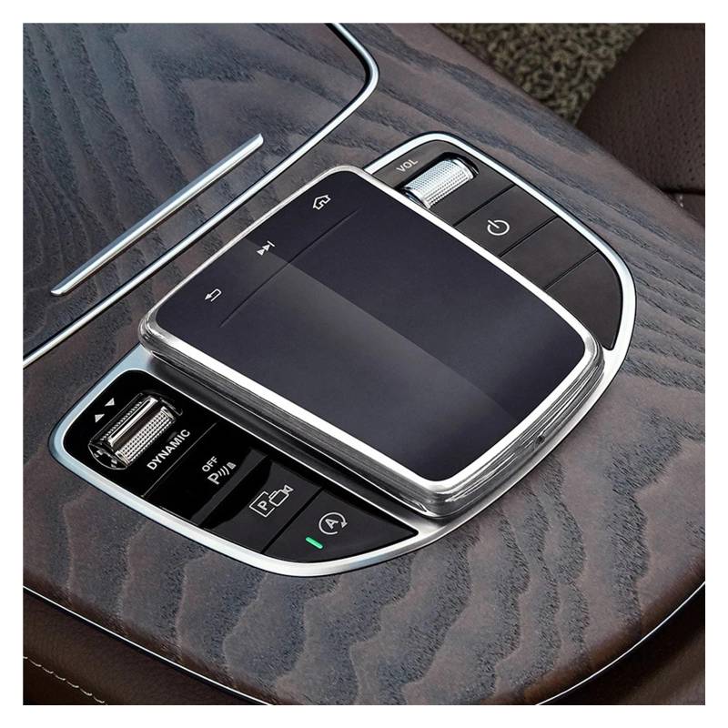 Auto Dekorative Innenbereich Zubehör Für Benz AB Für CLA Für GLE Für GLS Für GLB Klasse W177 W247 C118 W167 Auto Zubehör TPU Center Control Maus Screen Protector Abdeckung Innen(Silber) von WTXXGQ