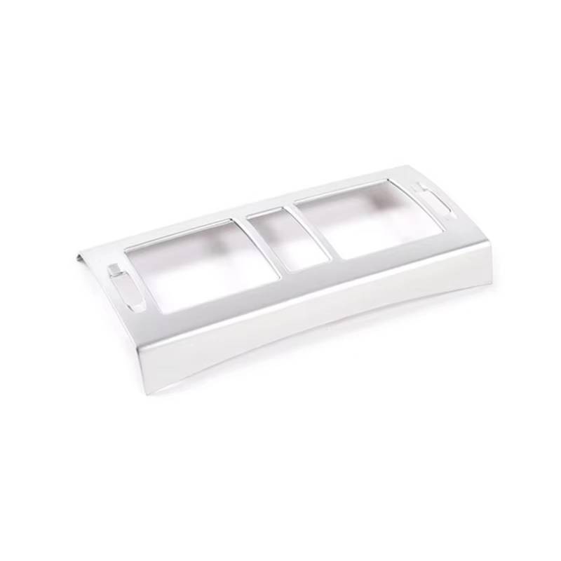 Auto Dekorative Innenbereich Zubehör Für Benz Für GLK Klasse X204 2010-2012 Auto Innen Vorne Mittelkonsole Klimaanlage AC Vent Outlet Panel Trim Innen(Silber) von WTXXGQ