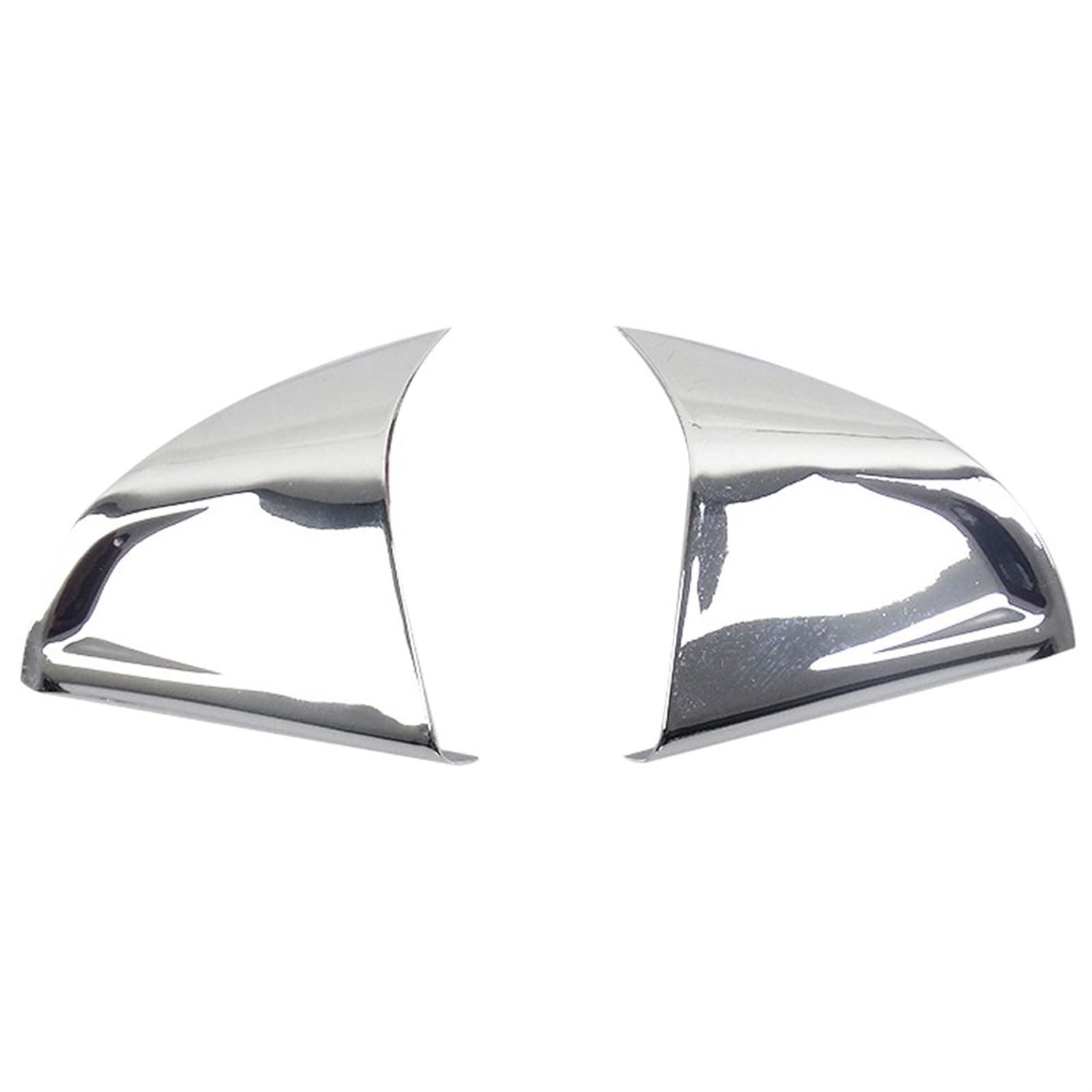 Auto Dekorative Innenbereich Zubehör Für Chevrolet Für Cruze Limousine Fließheck 2009-2015 Auto Chrom Lenkrad Schutzhülle Trim Aufkleber Zubehör 2PCS Innen(A Mirror silver) von WTXXGQ