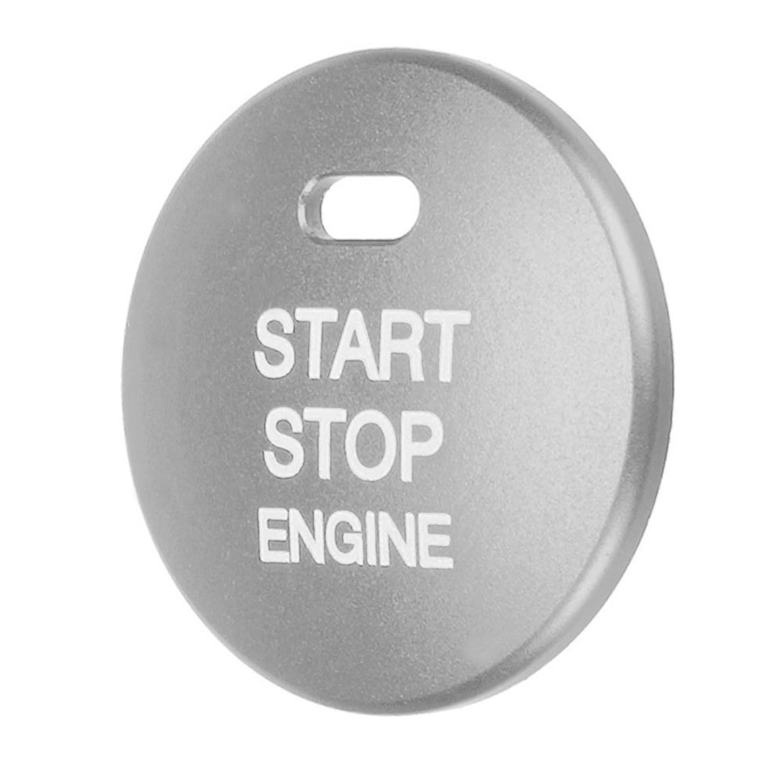 Auto Dekorative Innenbereich Zubehör Für Mazda 3 Für Axela CX-3 CX-4 CX-5 Aluminium Auto Motor Start Stop Push Button Cap Abdeckung Trim Innen(Silber) von WTXXGQ