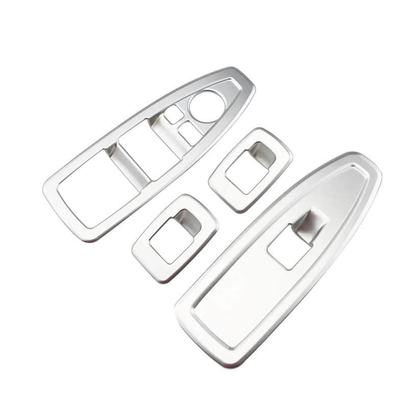 Auto Dekorative Innenbereich Zubehör Für X1 F48 2016-2020 ABS Auto Türgriff Halter Fensterheber Schalter Taste Control Panel Abdeckung Trim Zubehör 4Pcs Innen(ABS Style) von WTXXGQ