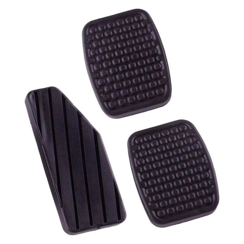 Auto Pedal Abdeckung 3 Teil/Satz Für Suzuki Für Swift Schwarz Gummi Accelerator Gas Bremse Kupplung Pedal Pad Abdeckung 49751-79001 49451-60B00 Pedale Kappen von WTXXGQ