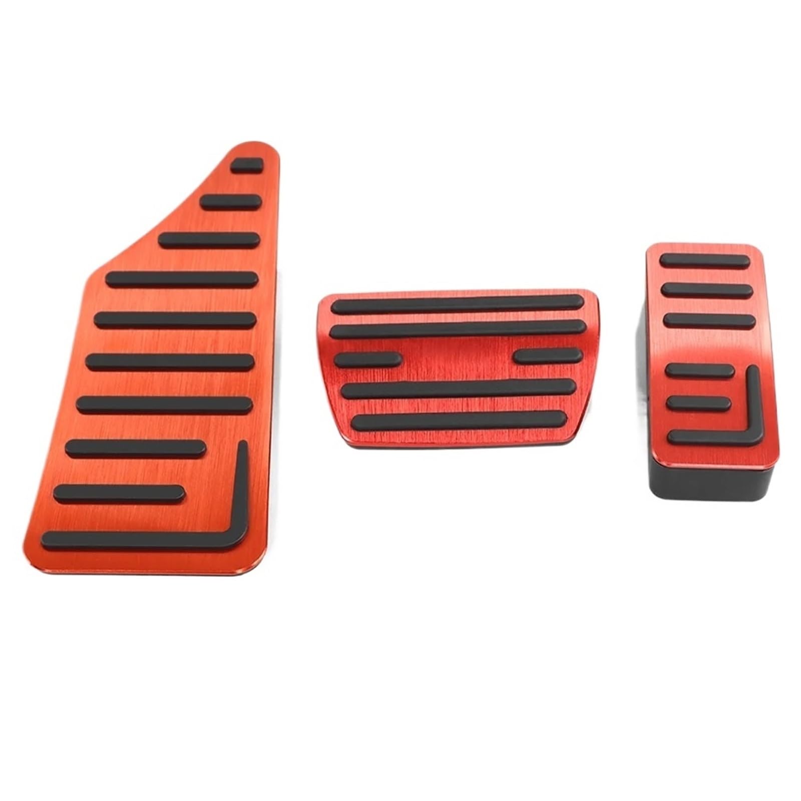 Auto Pedal Abdeckung Für HR-V Für HRV Für HR V 2021 2022 2023 Aluminiumlegierung Auto Fußstütze Pedal Gaspedal Bremspedalabdeckung rutschfeste Pads Pedale Kappen(3 Piece Red) von WTXXGQ