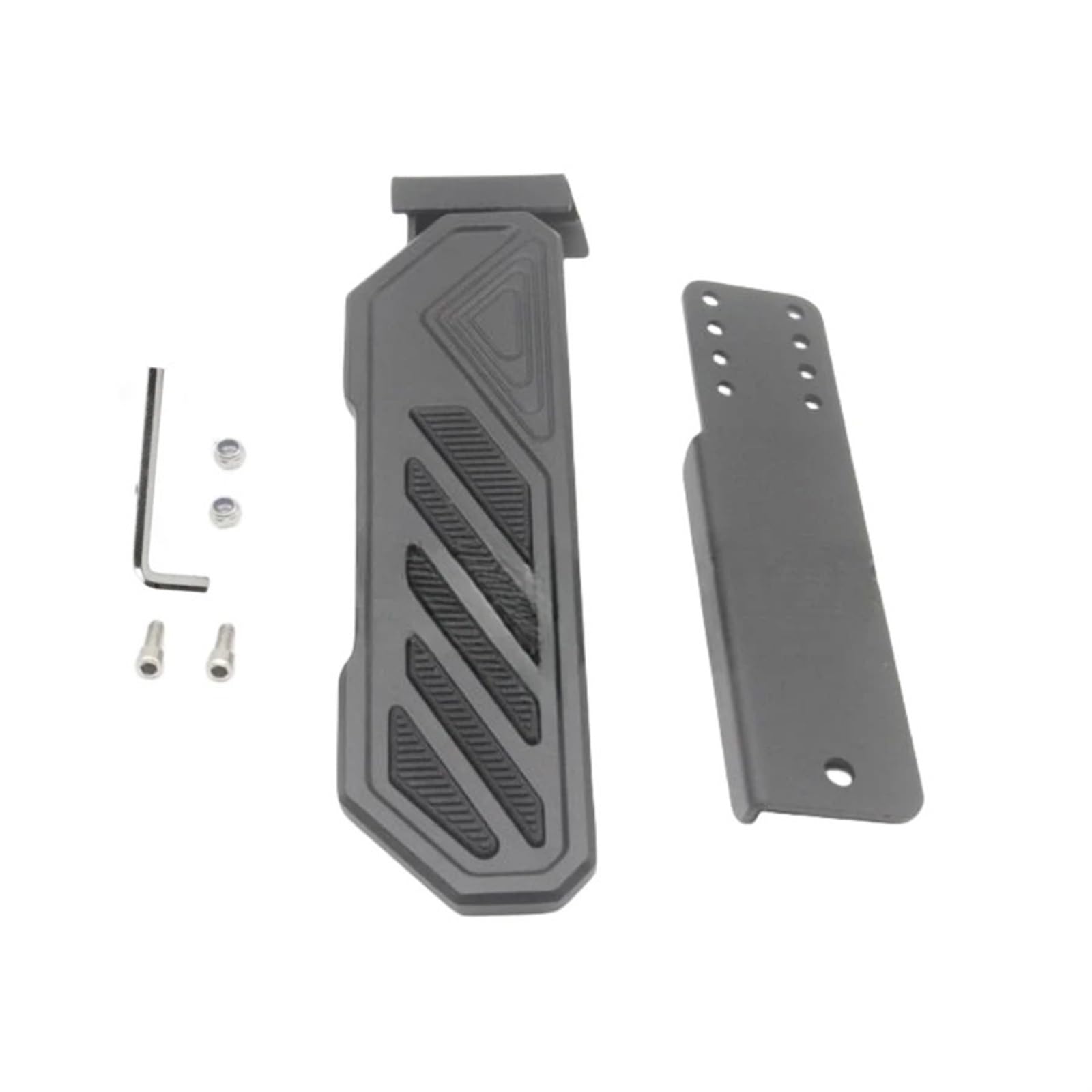 Auto Pedal Abdeckung Für Jeep Für Wrangler JL Für JLU Für Gladiator JT 2018-2023 Legierung Pedal Links Fahrer Fuß Matte rutschfeste Gas Bremspedal Abdeckung Pedale Kappen(Foot Rest) von WTXXGQ