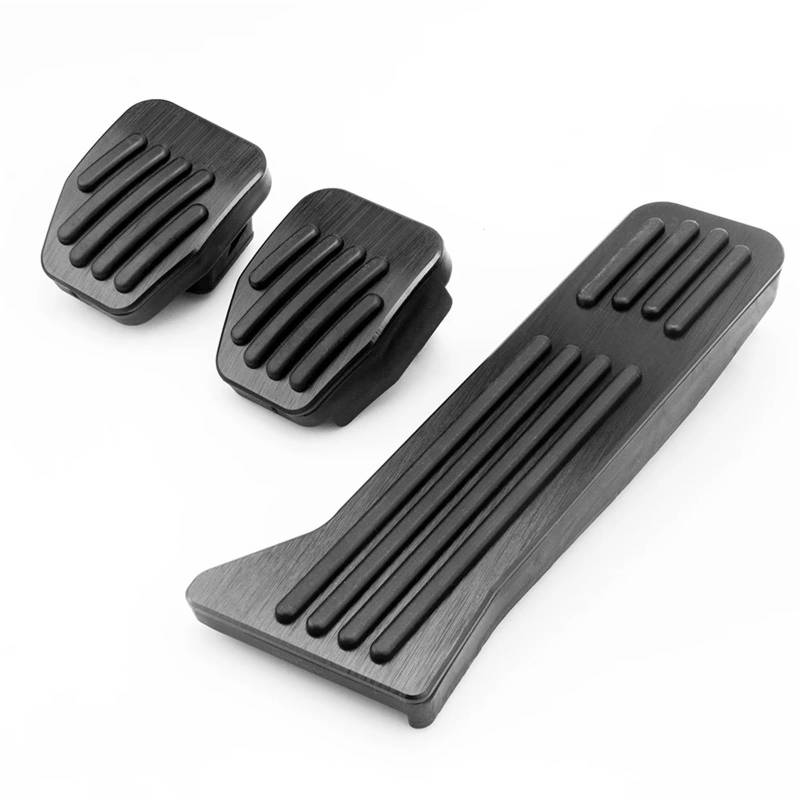 Auto Pedal Abdeckung Für Mazda 2 Für Dome 3 BM 6 GL GJ CX-5 CX5 KE KF CX3 CX-3 CX7 CX-7 CX-8 CX8 CX9 CX-9 Auto Accelerator Fußstütze Bremse Kupplung Pedal Pad Pedale Kappen(MT 3 Piece) von WTXXGQ