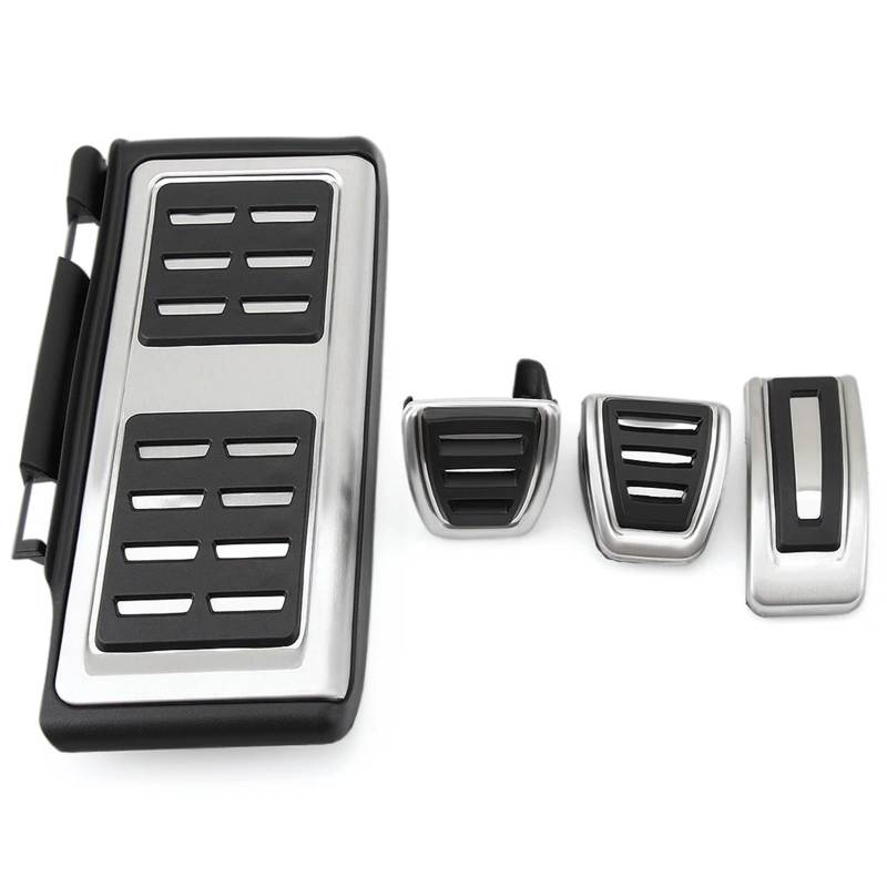 Auto Pedal Abdeckung Für Skoda Für Rapid Für Octavia 5E 5F A7 Für Rapid Für Superb Für Kodiaq Auto Kupplung Bremse Fußstütze Pedal Pedale Kappen(Full 4 piecefor MT) von WTXXGQ