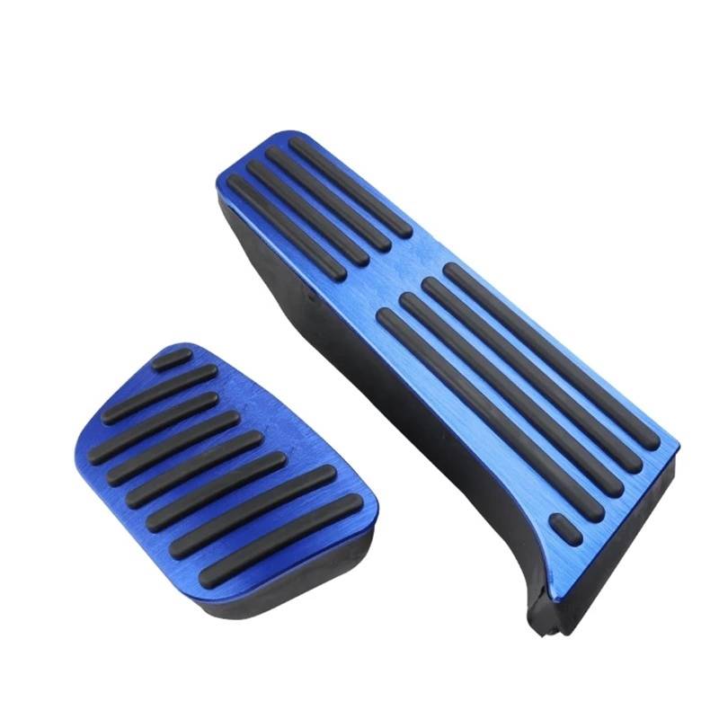 Auto Pedal Abdeckung Für Subaru Für Solterra EA10 2022 2023 Fuß Pedale Alumium Nicht-Slip Abdeckung Bremspedal Auto Pedal Pads Zubehör Pedale Kappen(Blue) von WTXXGQ