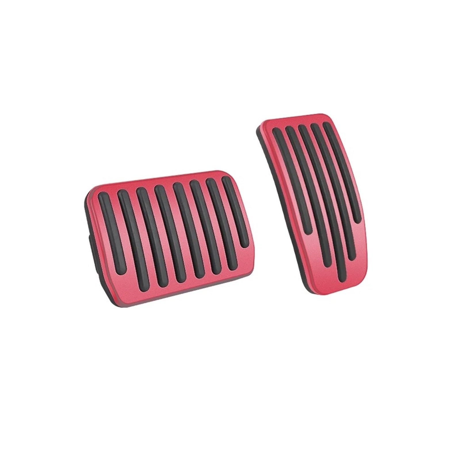 Auto Pedal Abdeckung Für Tesla Für Modell 3 Für ModelY 2021-2024 Accelerator Bremse Rest Pedal Auto Antislip Fuß Pedal Pads Abdeckungen Pedale Kappen(Red) von WTXXGQ