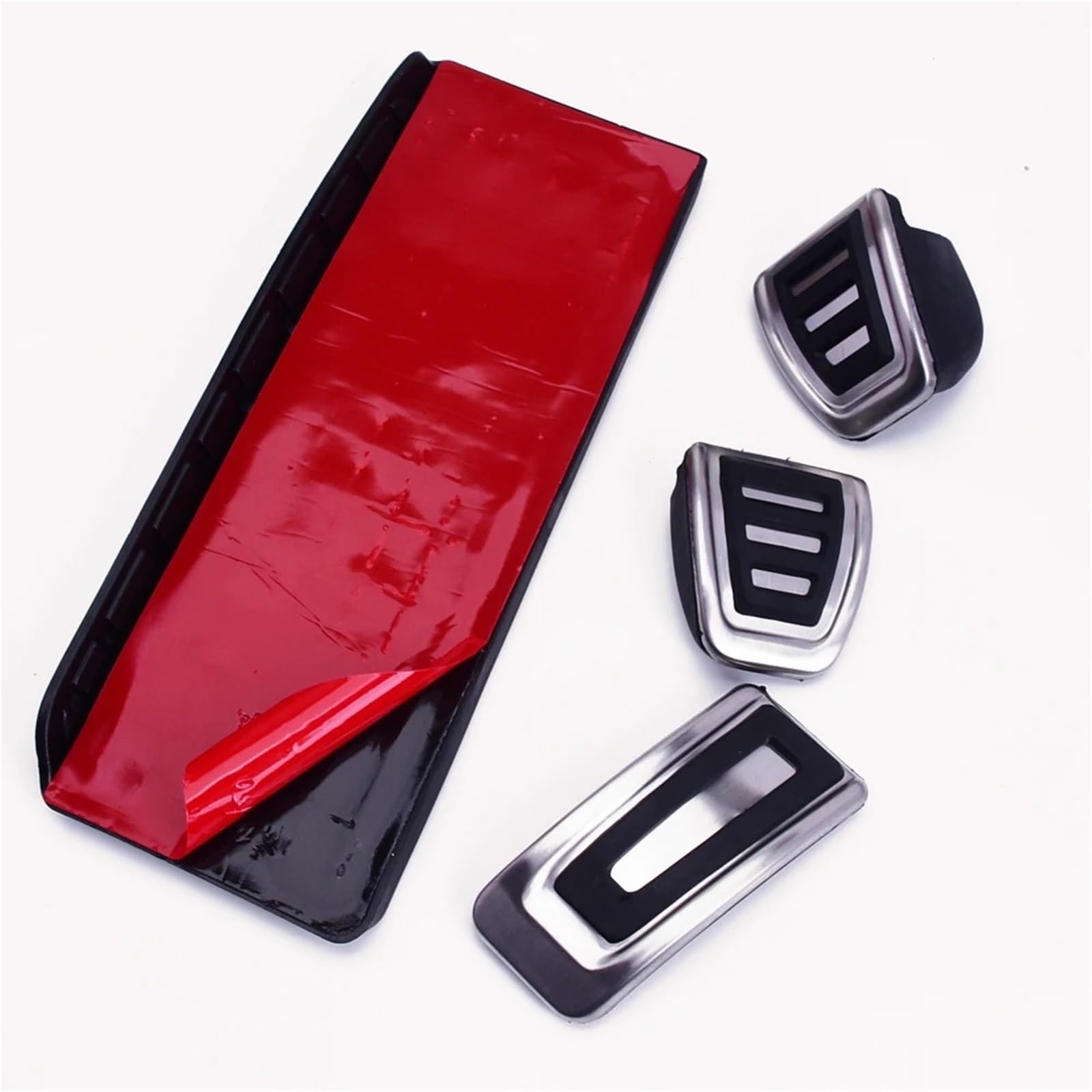 Auto Pedal Abdeckung Für VW Für Golf 7 Für GTI MK7 Für Skoda Für Octavia A7 Auto Styling Kraftstoff Bremse Toten Pedal Abdeckung Set Pedale Kappen(Paste Rest MT) von WTXXGQ