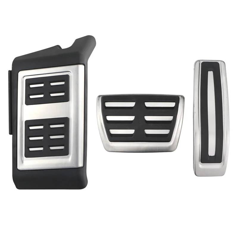 Auto Pedal Abdeckung Für VW Für Touareg 2007 2008 2009 2010 2011 2012 2013 2014 2015 2016 2017 2018 Pedalabdeckung Pads LHD Autopedale Pedale Kappen(at with Rest) von WTXXGQ