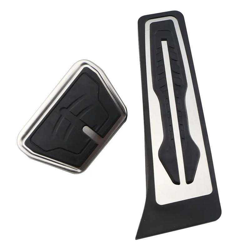 Auto Pedal Abdeckung G30 G31 5 Serie 2017 2018 2019 2020 2021 2022 2023 Fußstütze Brems Gas Gaspedal Pad deckt LHD Auto Pedale Pedale Kappen(at Without Rest) von WTXXGQ