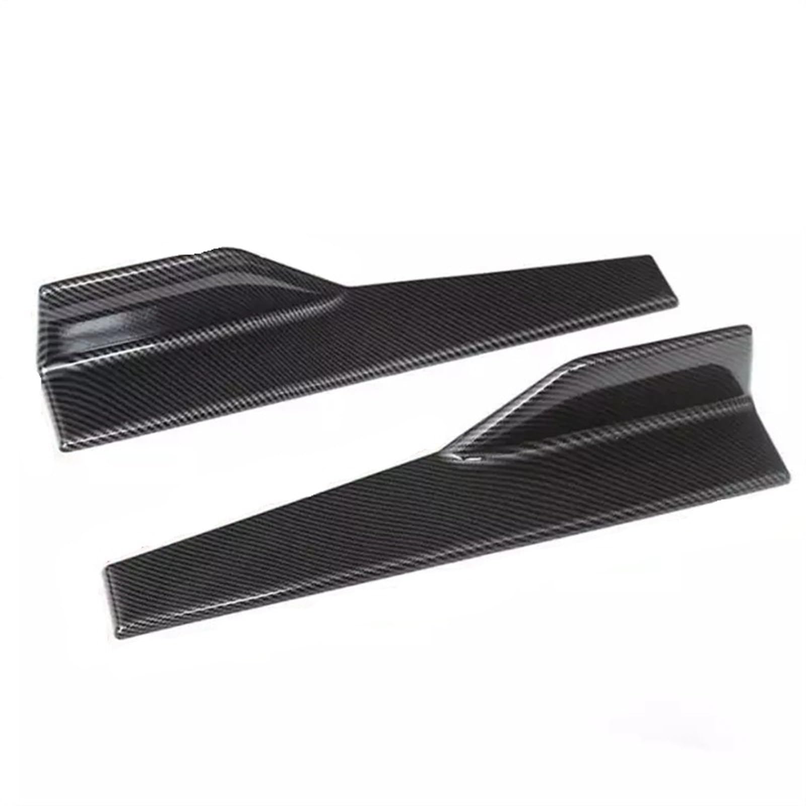 Auto Seitenschweller Universal Für KIA Für Optima K5 Für Stinger Für Forte 2010-2022 Seite Rock Abdeckung Kotflügel Schutz Körper Kit Spoiler Lip Trim Auto Zubehör Auto Seitenrock Splitter(Carbon Fibe von WTXXGQ