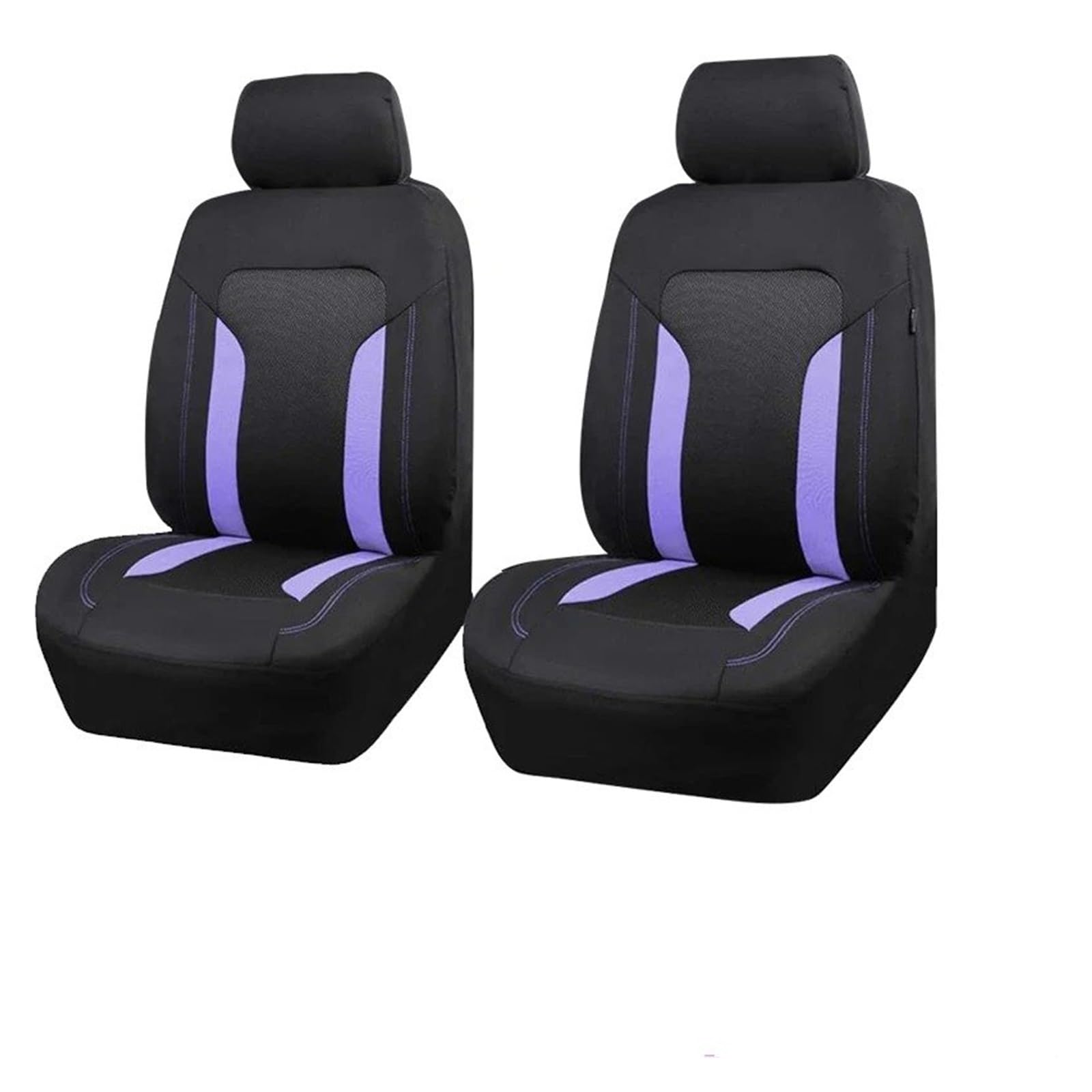 Autositzbezüge Atmungsaktive Autositzbezüge Aus Netzgewebe Autozubehör Innenraum Mit Gesäßtasche Sitzbezug Für Das Auto Kann Geteilt Werden Airbag-kompatibel Auto Schonbezüge(Purple 2 Seat) von WTXXGQ