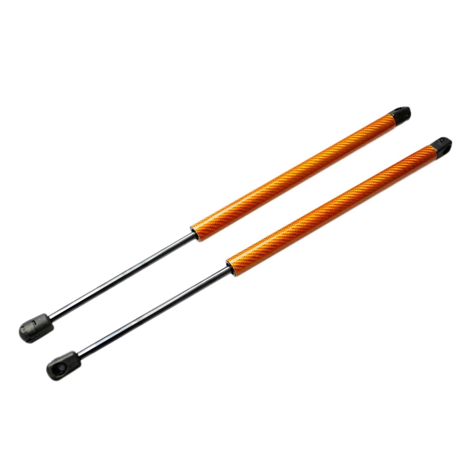 Heckklappendämpfer 1 Paar Für VW Für Golf Fließheck MK2 1984-1991 Lift Unterstützt Streben Prop Stange Schocks Hinten Stamm Boot Heckklappe Carbon Faser Dämpfer Heckklappe(Orange) von WTXXGQ