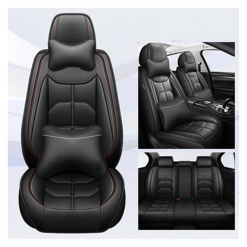 WTXXGQ Autositzbezüge Für Chery Alle Automodelle Für OMODA 5 Für Tiggo 5 Für Tiggo 7 Für Tiggo 8 Plus Universeller Autositzbezug Auto Schonbezüge(B-Black 5 Seat) von WTXXGQ