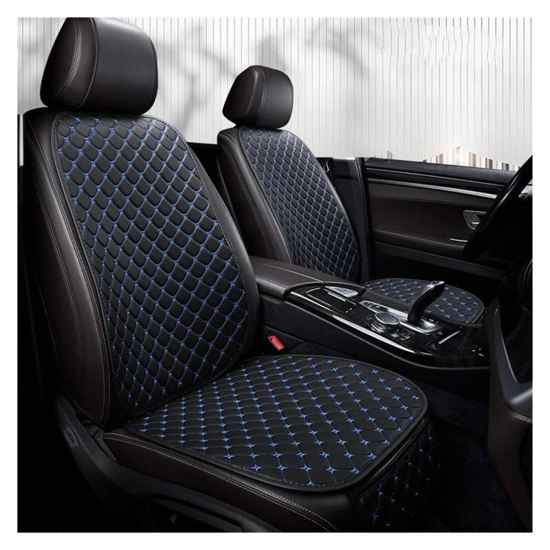 WTXXGQ Autositzbezüge Für Dodge Für Journey Für Dart Für Caliber Für Durango Für Avenger Für Magnum Für Grand Für Caravan Universeller Autositzbezug Auto Schonbezüge(Black Bule 2 Seats) von WTXXGQ