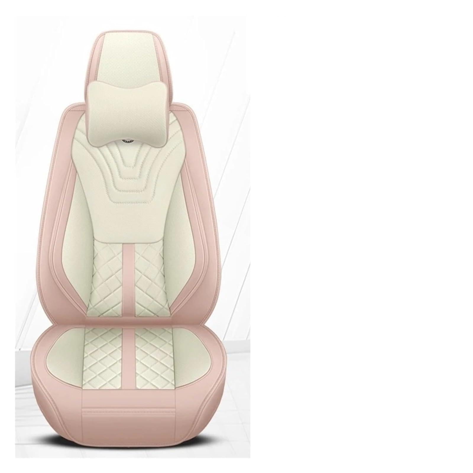 WTXXGQ Autositzbezüge Für Haval Alle Modelle Für Haval Für Hover F7 F5 H6 H7 H5 H8 H9 M6 H2S H1 H2 Universal Leder Auto Sitz Abdeckung Auto Schonbezüge(Pink Pillow) von WTXXGQ