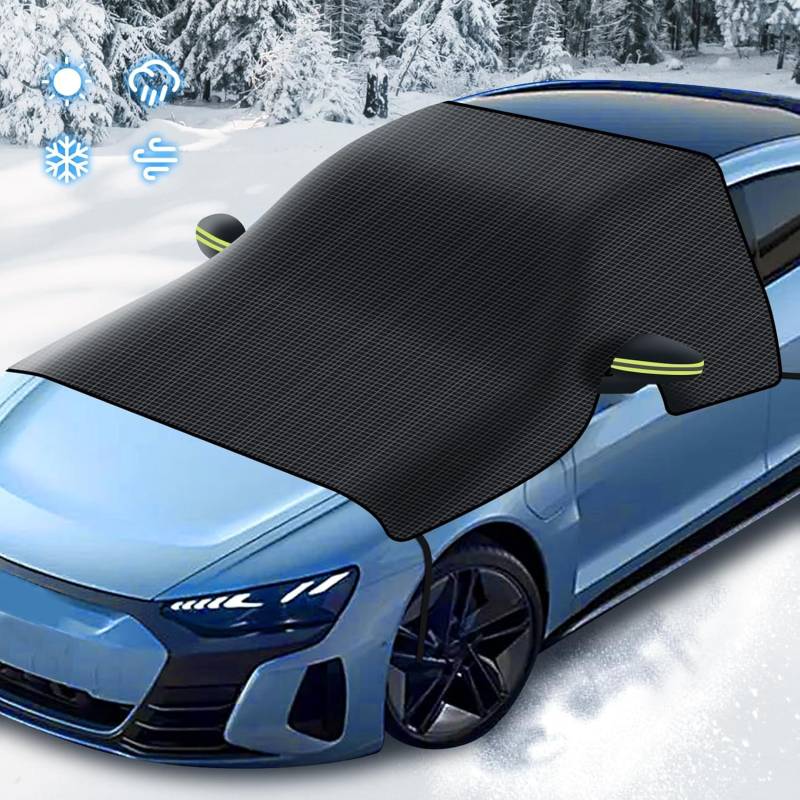 Frontscheibenabdeckung Auto Winter für Audi A1 Sportback 2 (II) GB I 2018-2024, Windschutzscheibenabdeckung Auto Abdeckplane Winter Eisschutzfolien für Autos und SUVs von WUDIJING