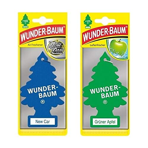 Duftende Fichte Wunderbaum (neues Auto + Apfel) 2er Pack von WUNDER-BAUM