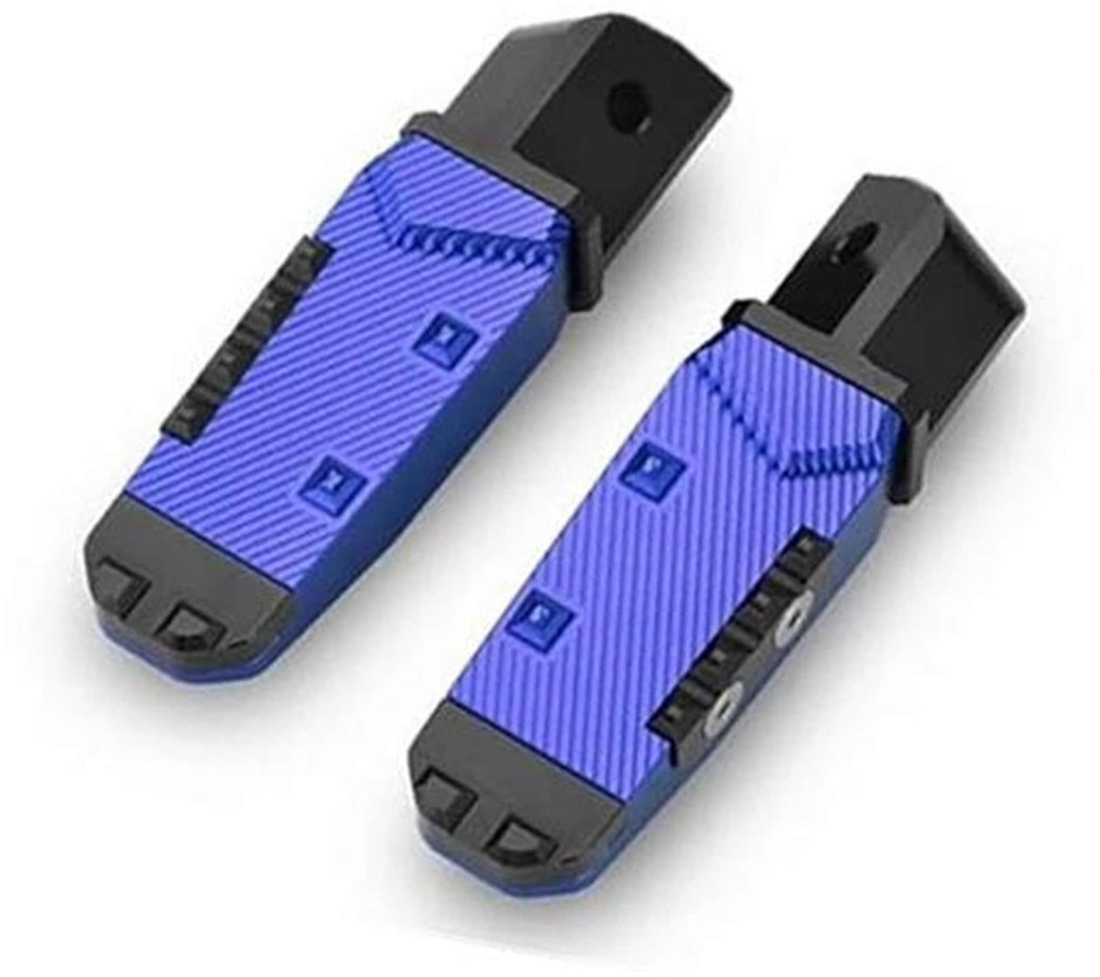 WUPEDI, for -10R -6R/636-9R -12R GTR1400 Motorrad Fußstützen Pedale Fußstütze Fußrasten Beifahrerrasten Motorrad-Fußrastenpedale(Blue) von WUPEDI