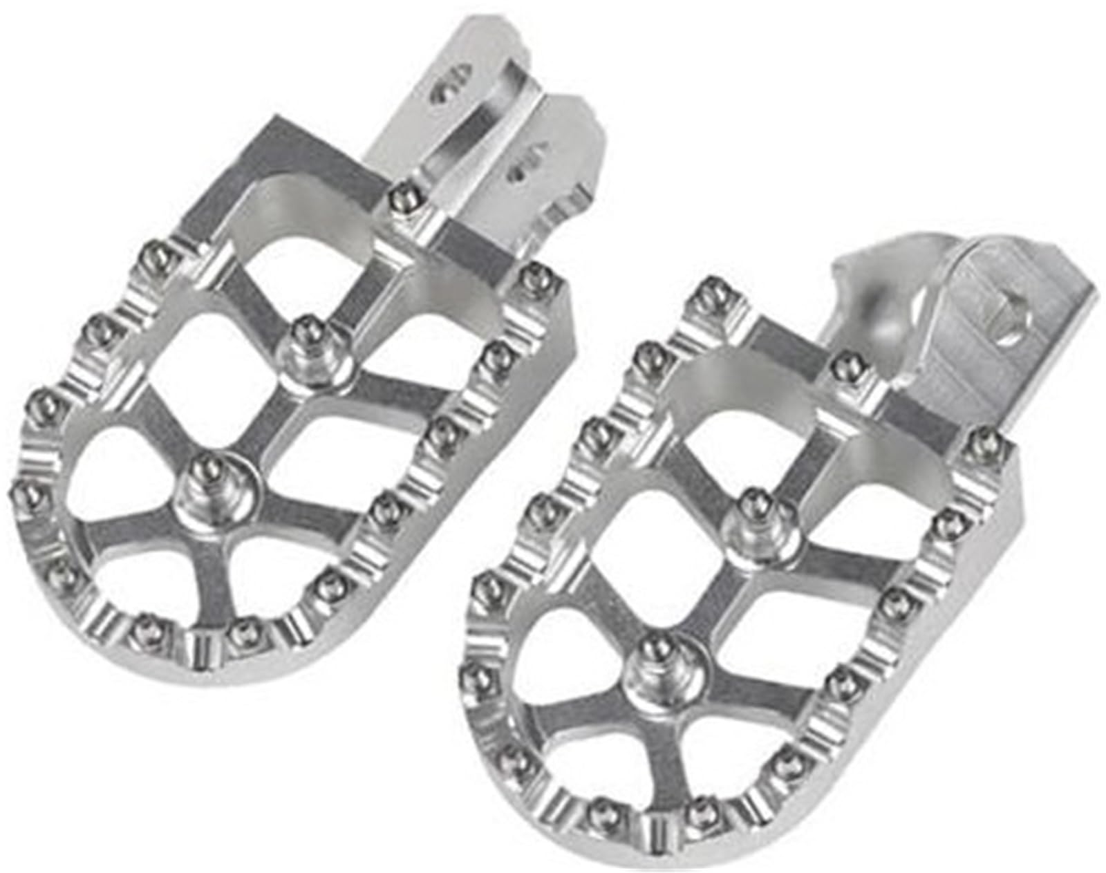 WUPEDI, for CRF150F CRF230F 2003–2020 Motorrad-Fußstützen, Fußrasten, Fußrasten, Pedale Motorrad-Fußrastenpedale(Silver) von WUPEDI