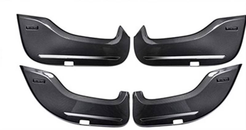 WUPEDI, for Mercedes, for Benz, GLE W167 GLC X253 C-Klasse W205 GLB X247 CLA W117 GLS X167 S-Klasse W223 Autotür-Anti-Kick-Pad-Platte Anti-Kick-Pad für die Innentür(Black CLA W117 14-19) von WUPEDI