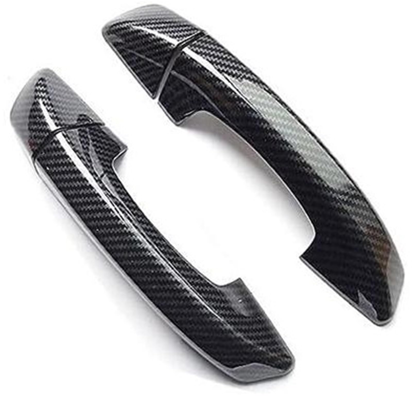 WUPEDI, for Volkswagen, for Scirocco, 3 Mk3 2008–2015, Kohlefaser, Chrom, Auto-Seitentürgriff-Abdeckung, Verkleidung, Styling, Auto-Zubehör Auto-Griffabdeckung(Carbon Fiber) von WUPEDI