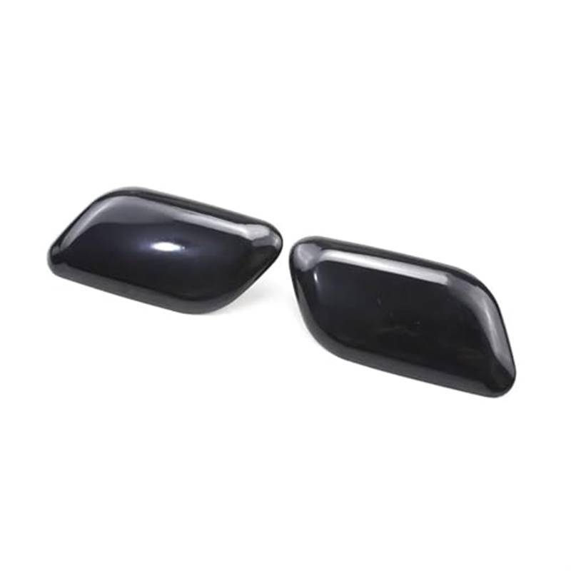 WUPEDI 1 STÜCKE Frontstoßstange Scheinwerferwaschdüsenabdeckung, for Toyota, Avensis T27 2008-2011 Scheinwerferreinigungskappe(Black Pair) von WUPEDI