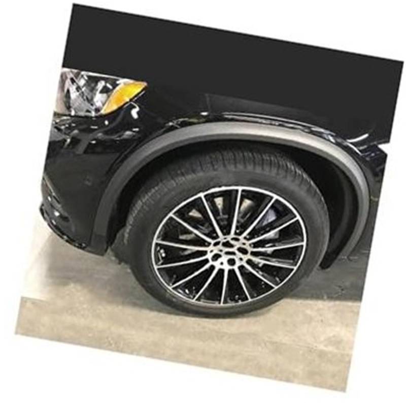 WUPEDI 2 Stück Kotflügelverbreiterungen vorne/hinten, for Mercedes-Benz, GLC GLC43 GLC63 AMG SUV X253 2015–2022, Coupe C253 2016–2022 Rad-Augenbrauenschutz(2Pcs Front Fender) von WUPEDI