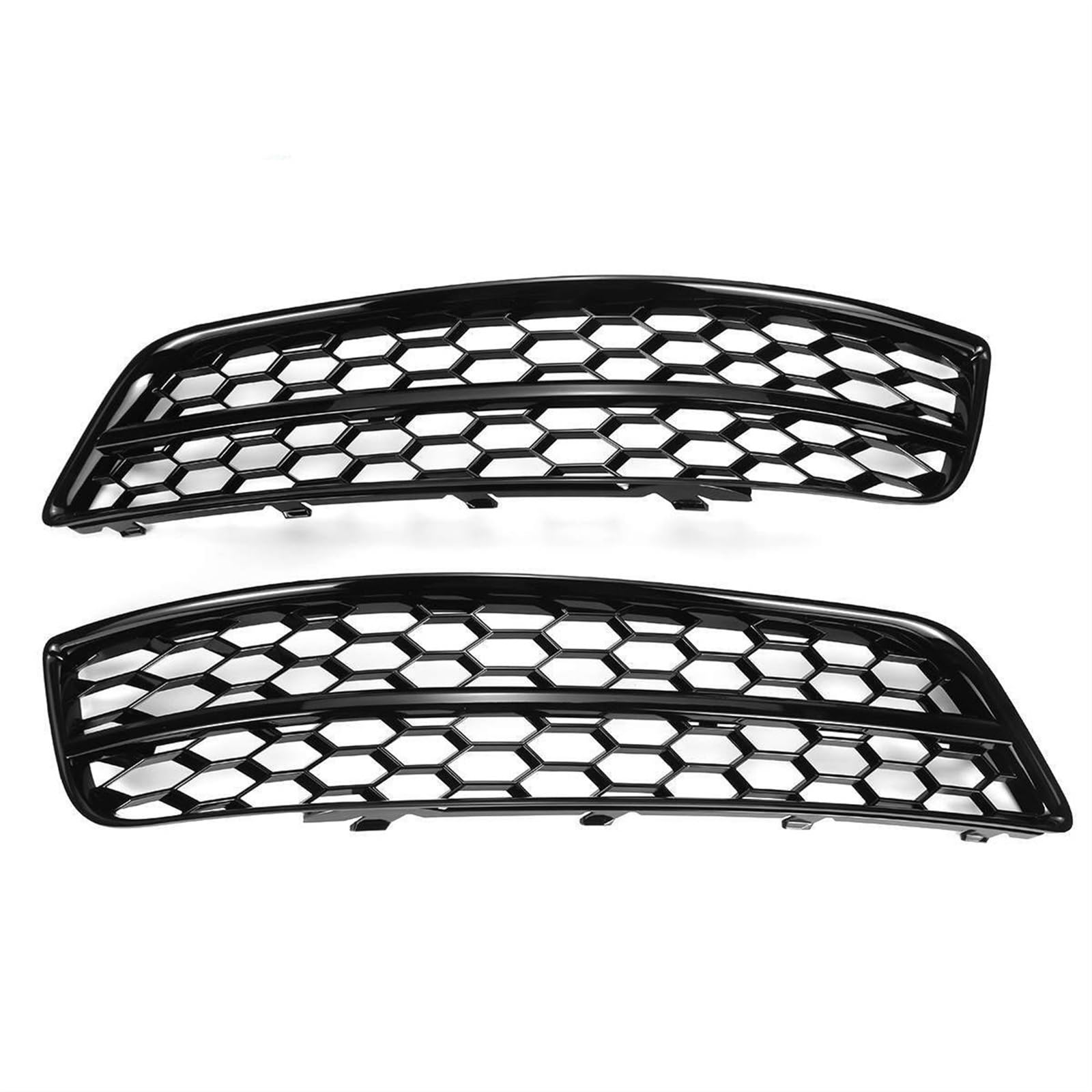 WUPEDI 2 Stück Nebelscheinwerfer-Kühlergrill, Auto-Frontstoßstange, Nebelscheinwerfer-Kühlergrill, for Audi, for A3 8P 2009–2013 8P0807682J 8P0807681AA Ersatz für Nebelscheinwerfergrill(Black) von WUPEDI