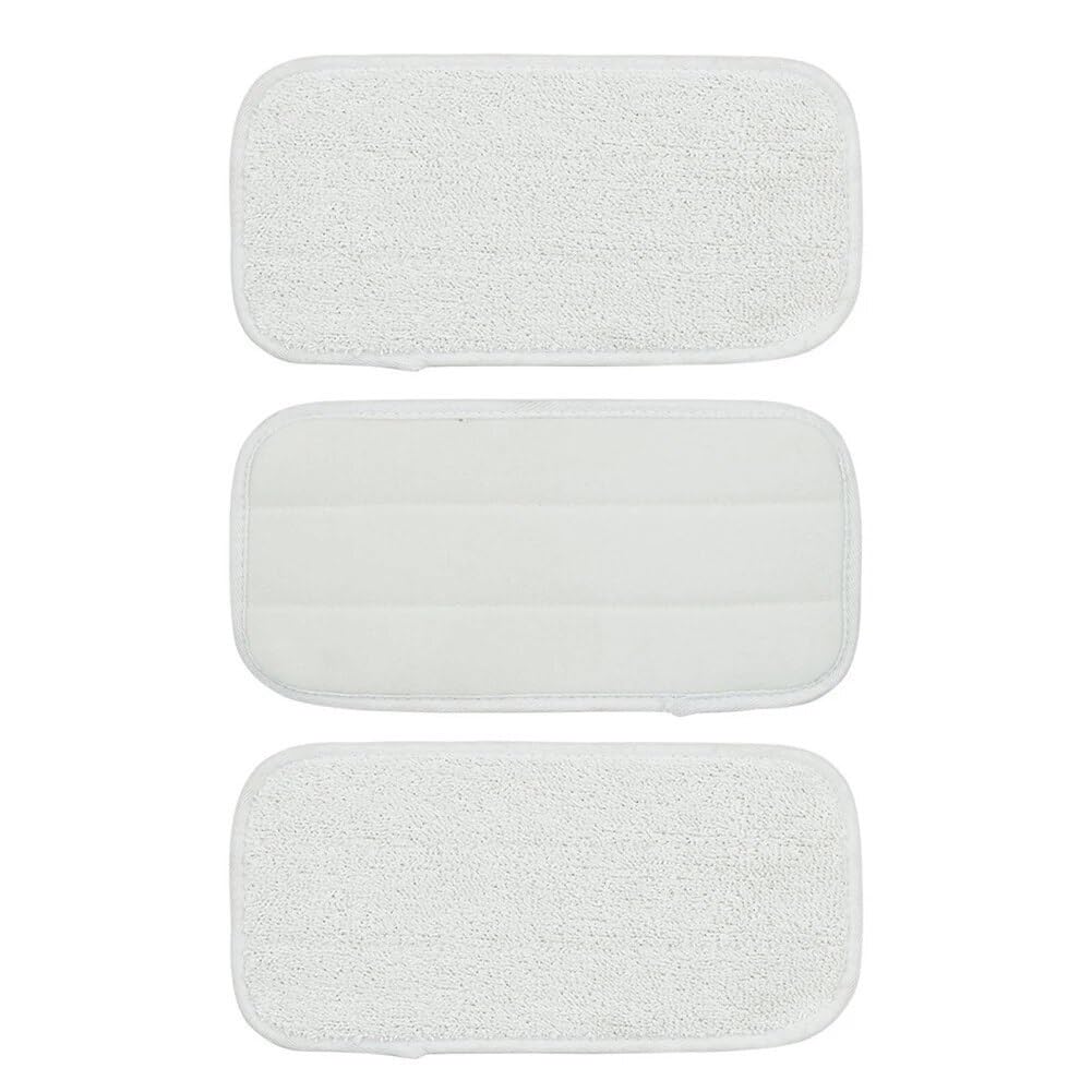 WUPEDI 3 Stück Mopptuch, weich, waschbar, effektives Mopp-Rechteck-Pads-Tuch, for, for WetJet-Ersatztuchpad, Moppkopf-Zubehör Wischroboter Reinigungspad(White) von WUPEDI